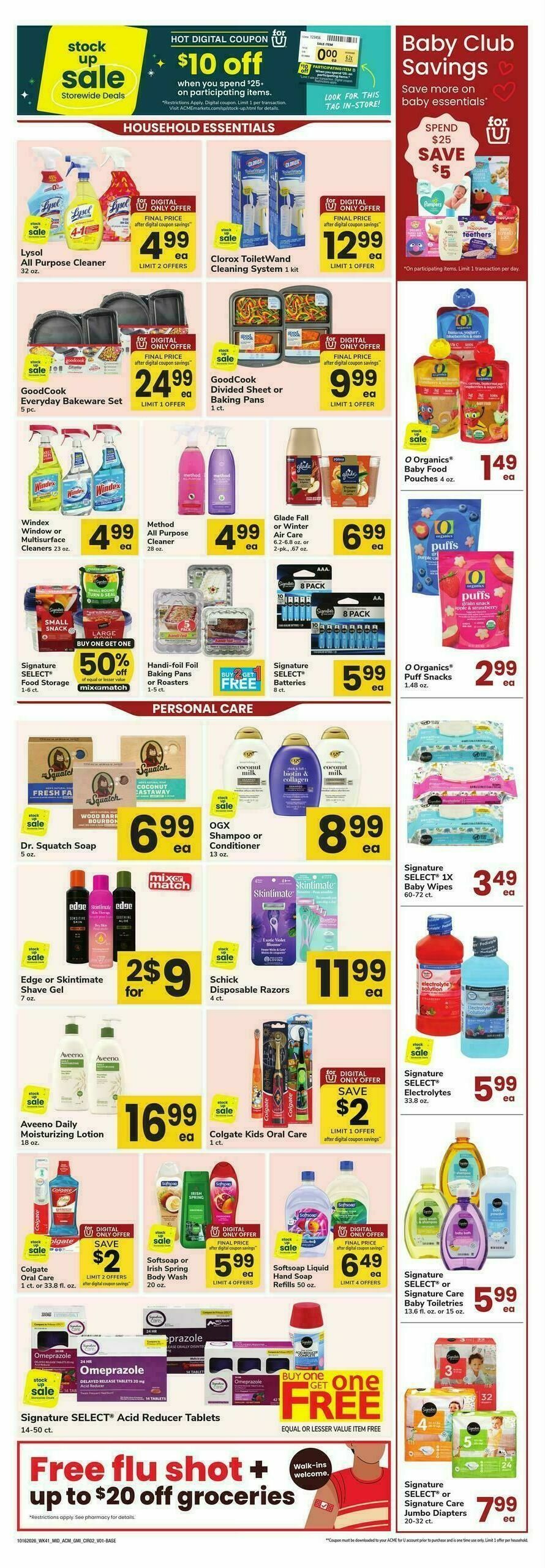 ACME Markets Health, Home & Beauty Weekly Ad from October 16