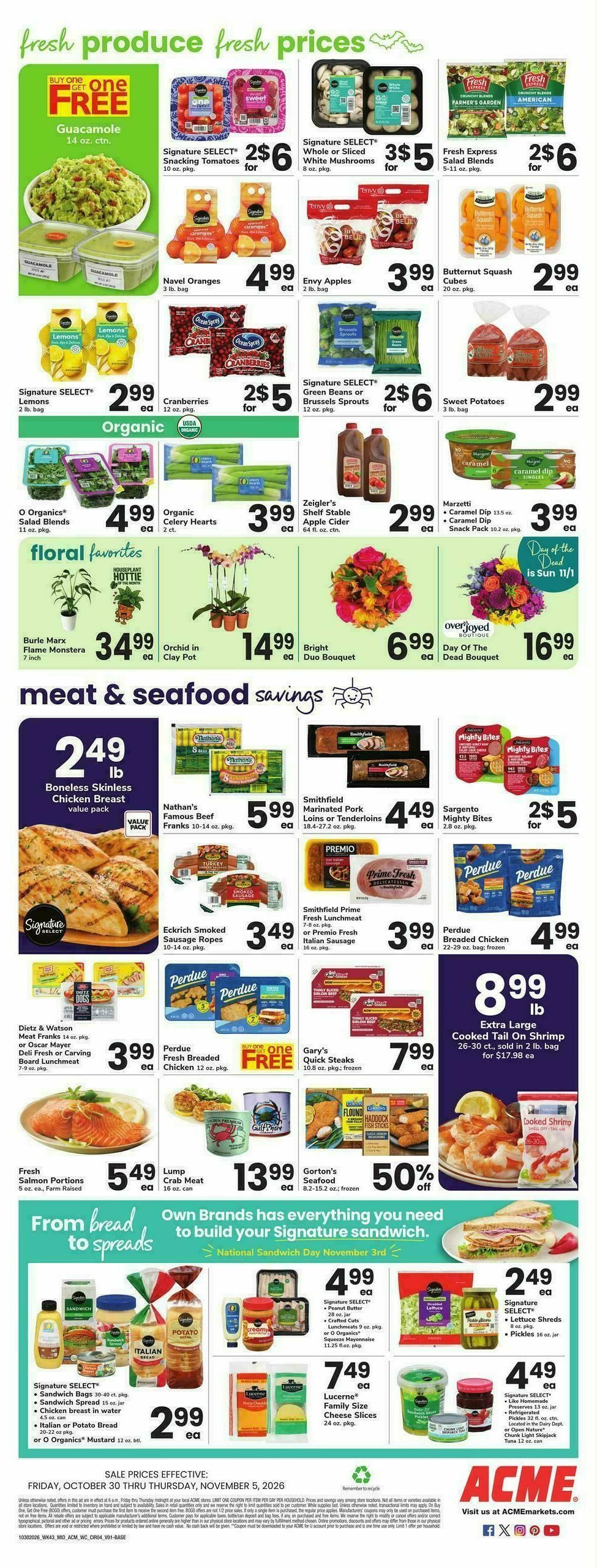 ACME Markets Weekly Ad from October 30