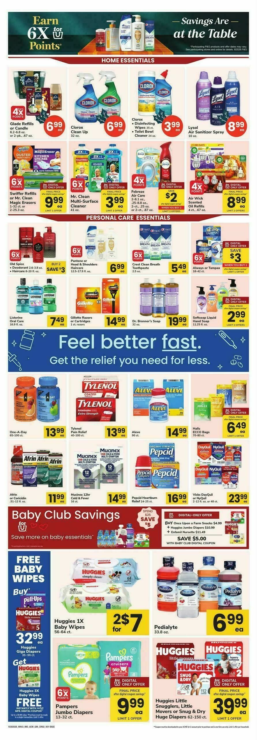 ACME Markets Health, Home & Beauty Weekly Ad from October 30