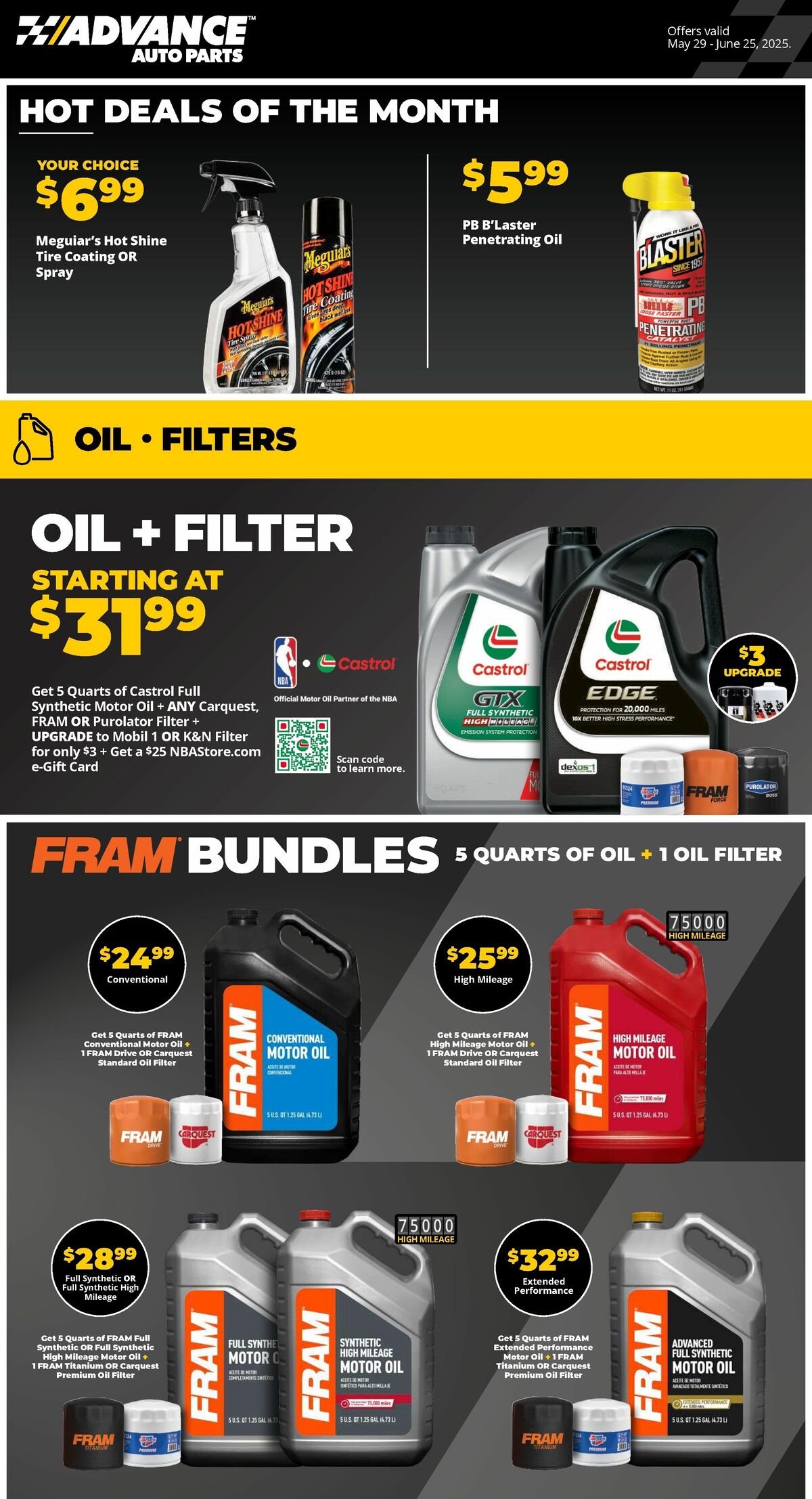 Advance Auto Parts Weekly Ad from May 29