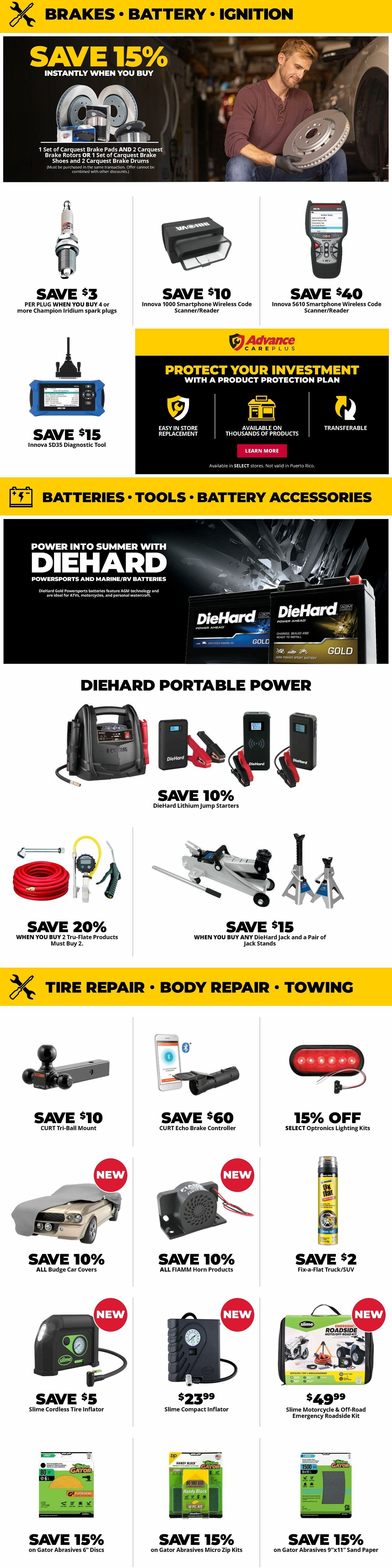 Advance Auto Parts Weekly Ad from May 29
