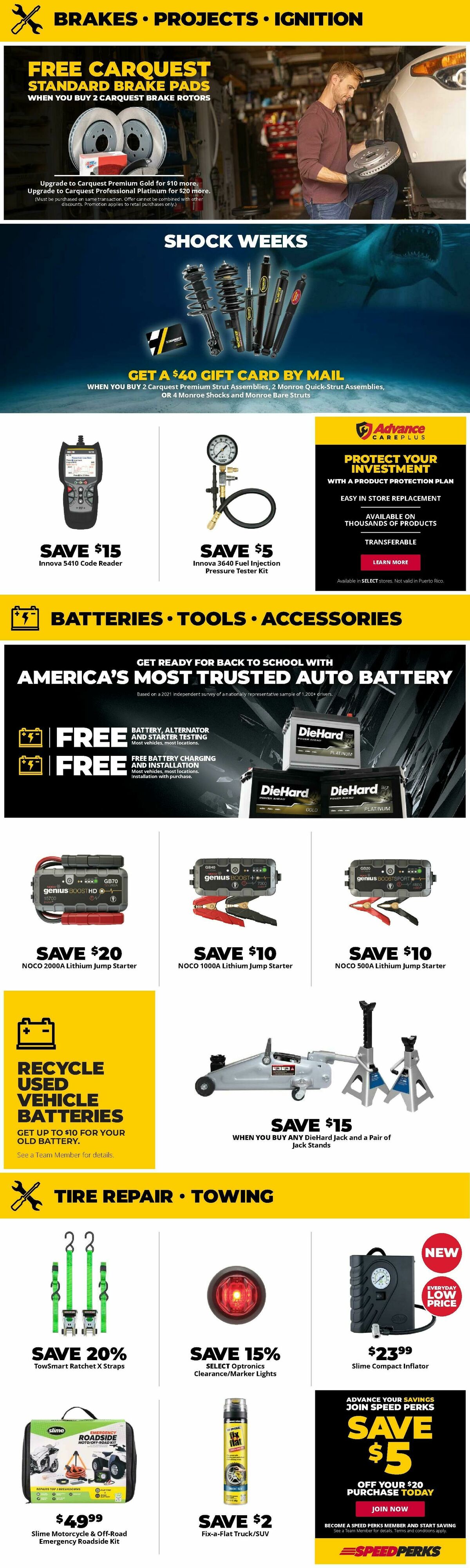 Advance Auto Parts Weekly Ad from July 31