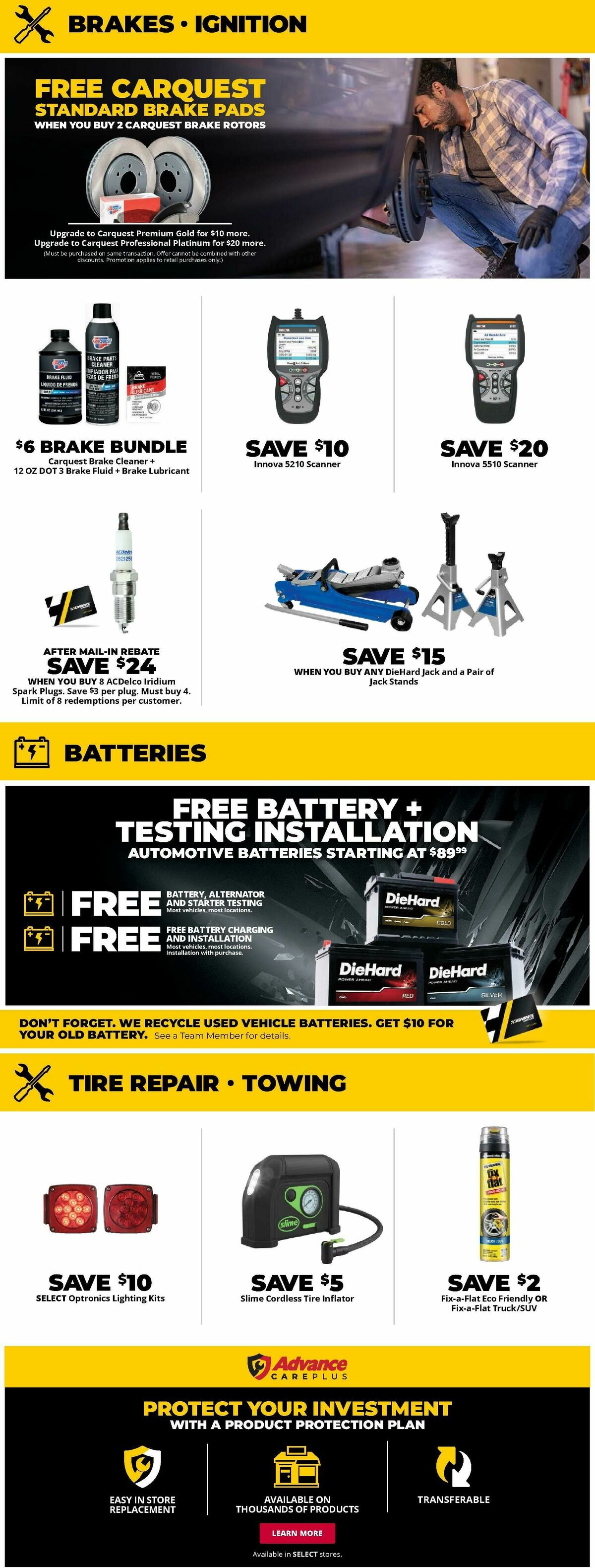 Advance Auto Parts Weekly Ad from September 25