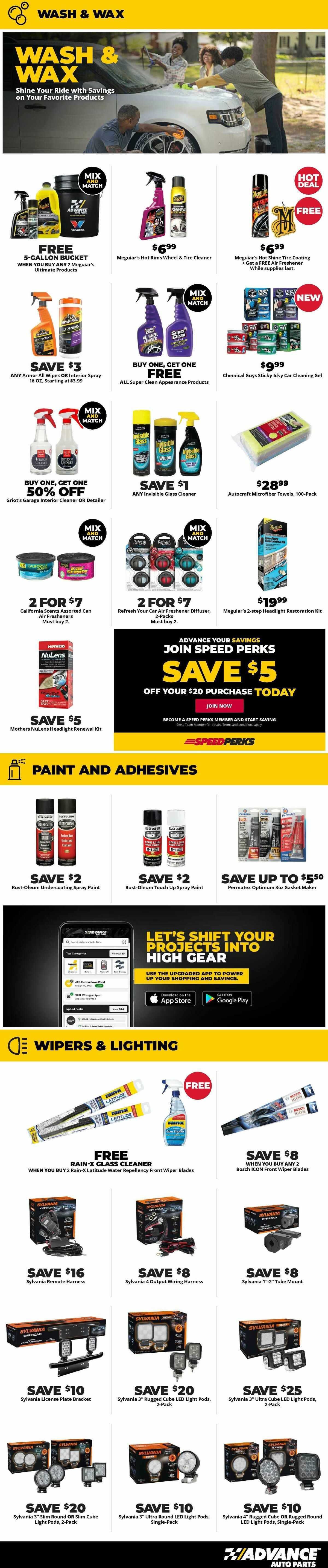 Advance Auto Parts Weekly Ad from September 25