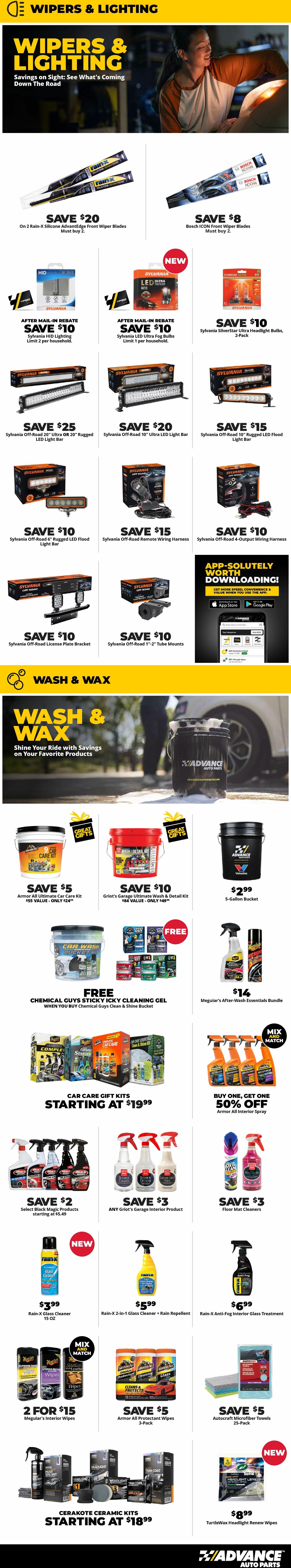 Advance Auto Parts Weekly Ad from October 30