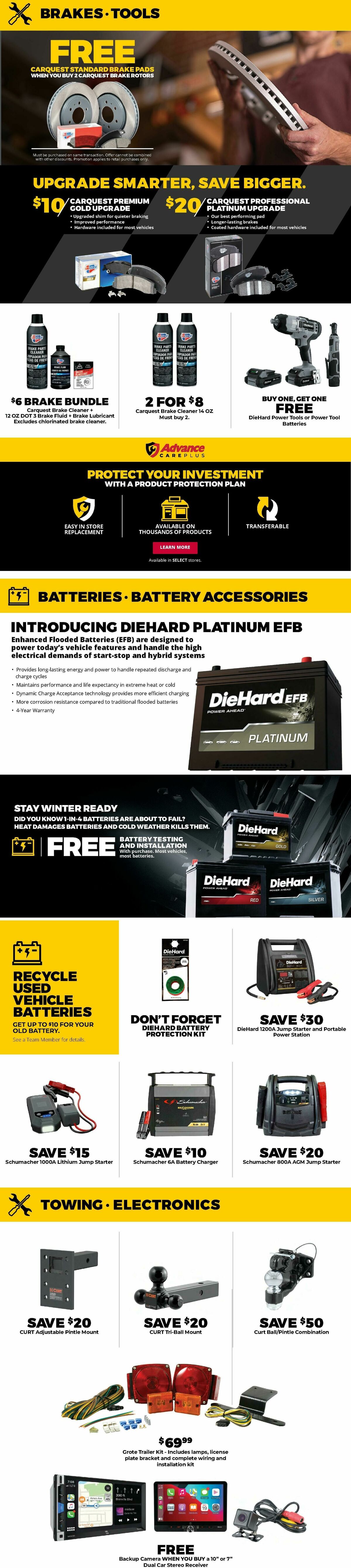 Advance Auto Parts Weekly Ad from February 1