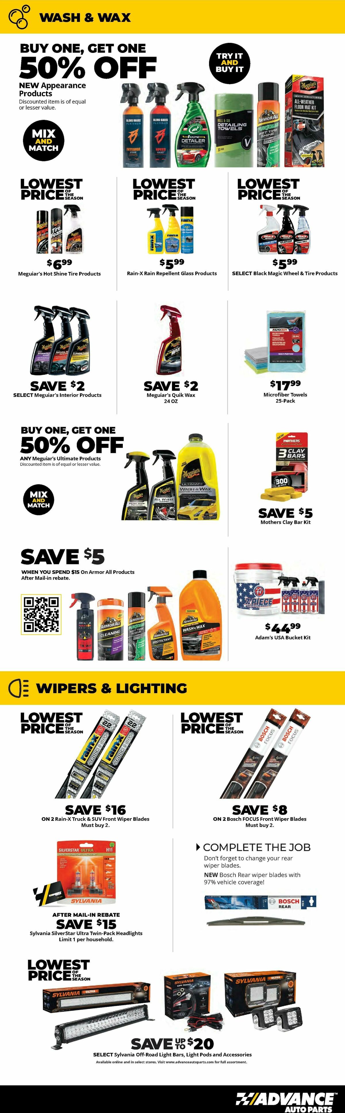 Advance Auto Parts Weekly Ad from March 29