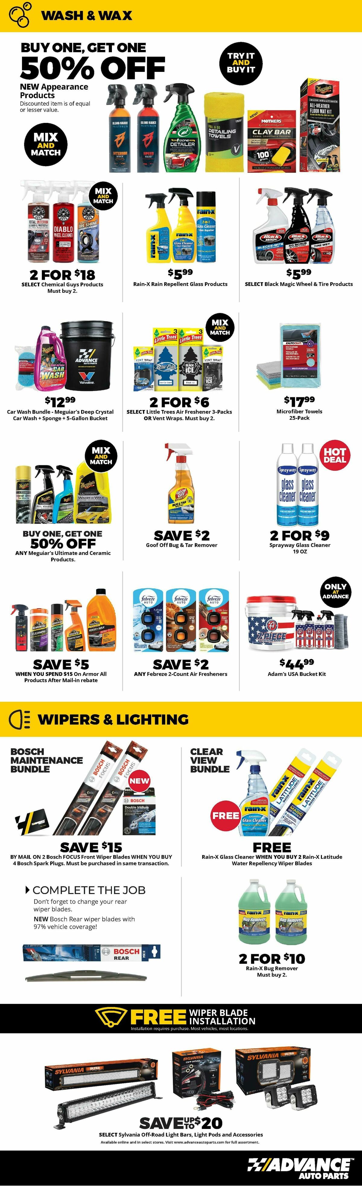 Advance Auto Parts Weekly Ad from April 26