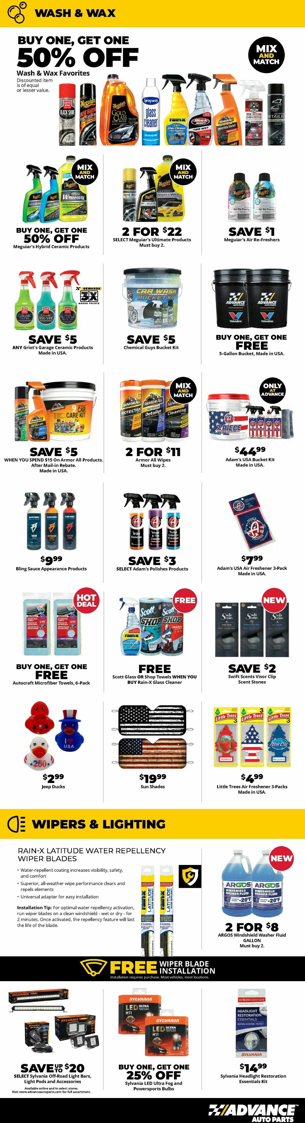 Advance Auto Parts Weekly Ad from May 24