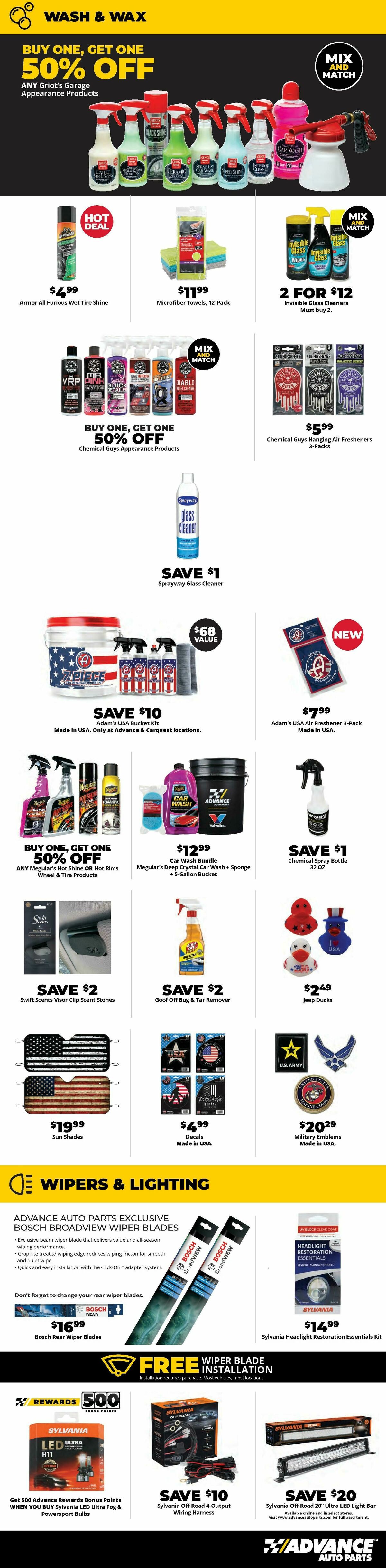 Advance Auto Parts Weekly Ad from July 19