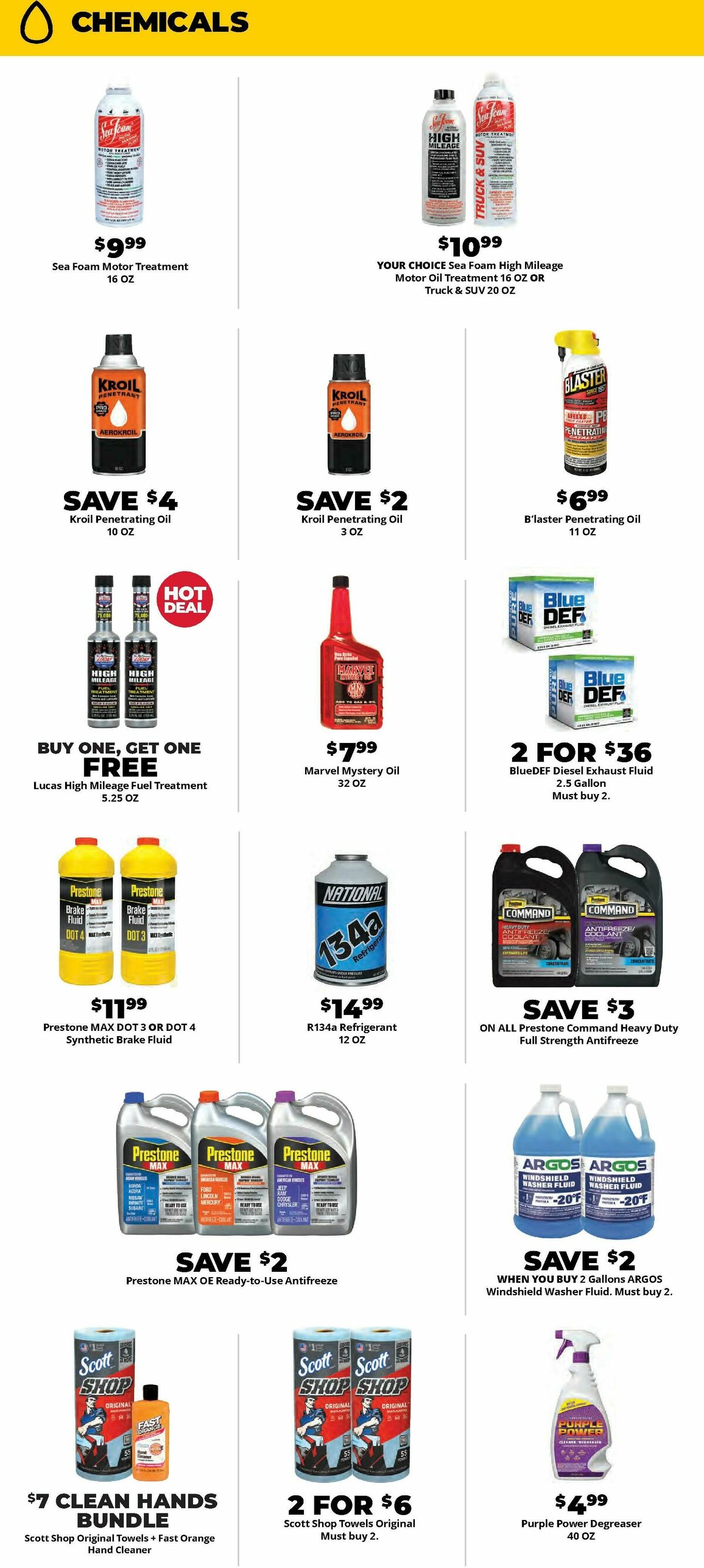 Advance Auto Parts Weekly Ad from August 16
