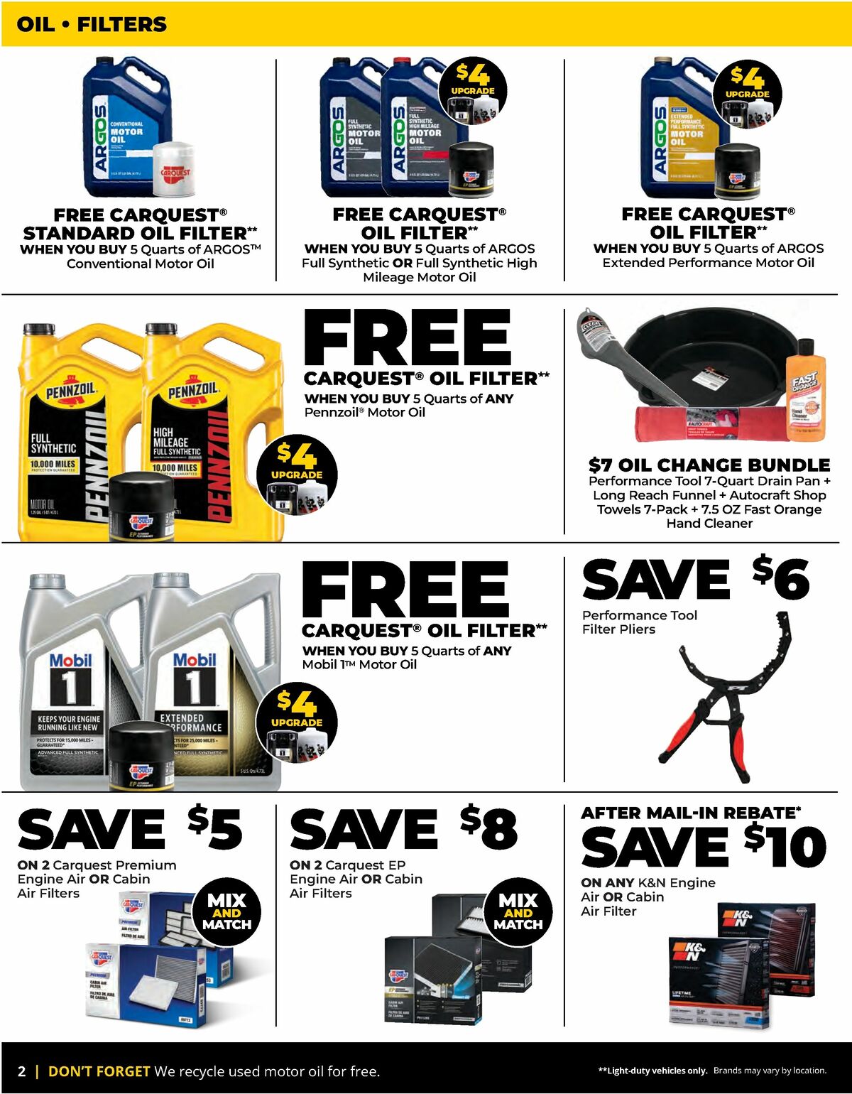 Advance Auto Parts Weekly Ad from September 13