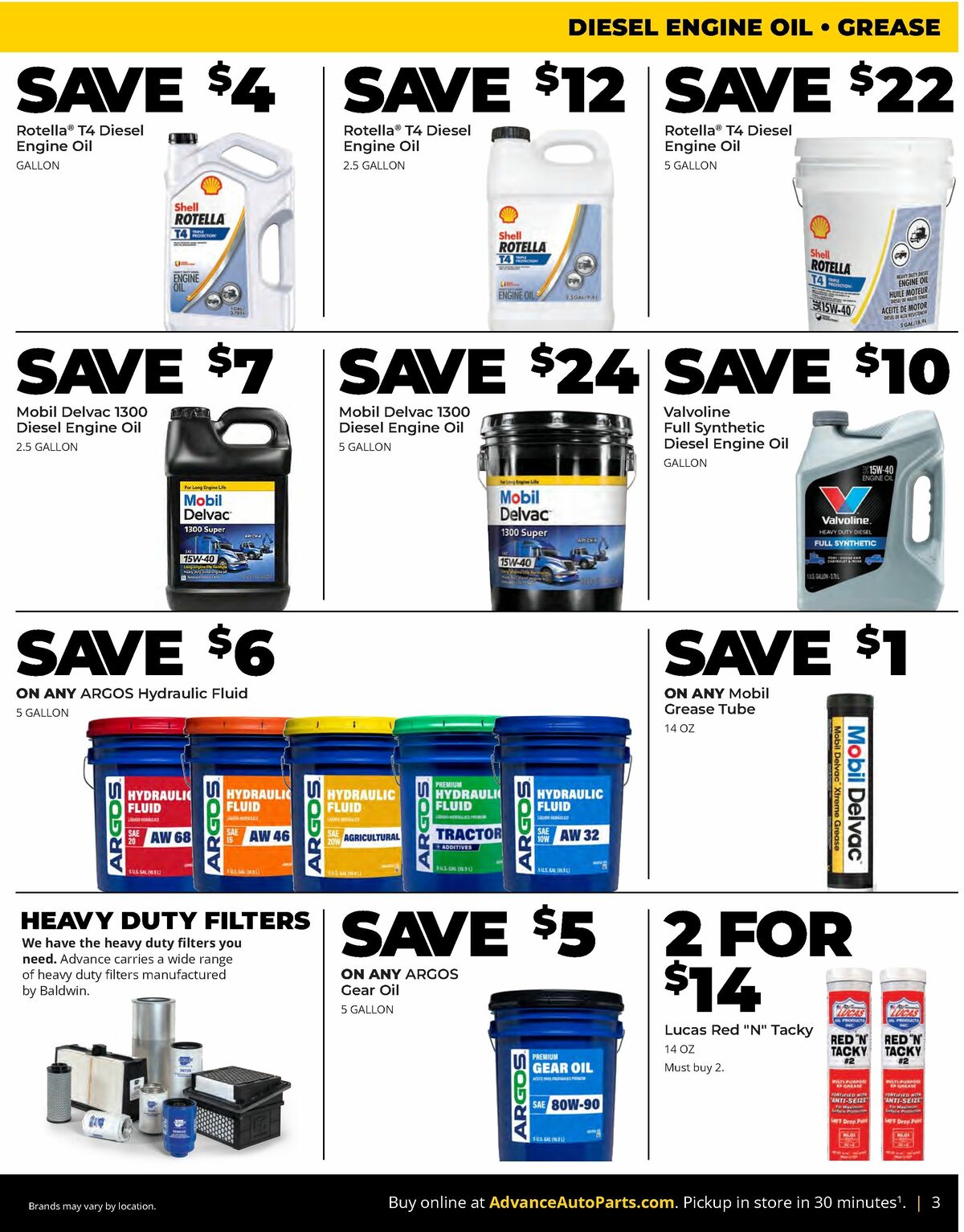 Advance Auto Parts Weekly Ad from September 13
