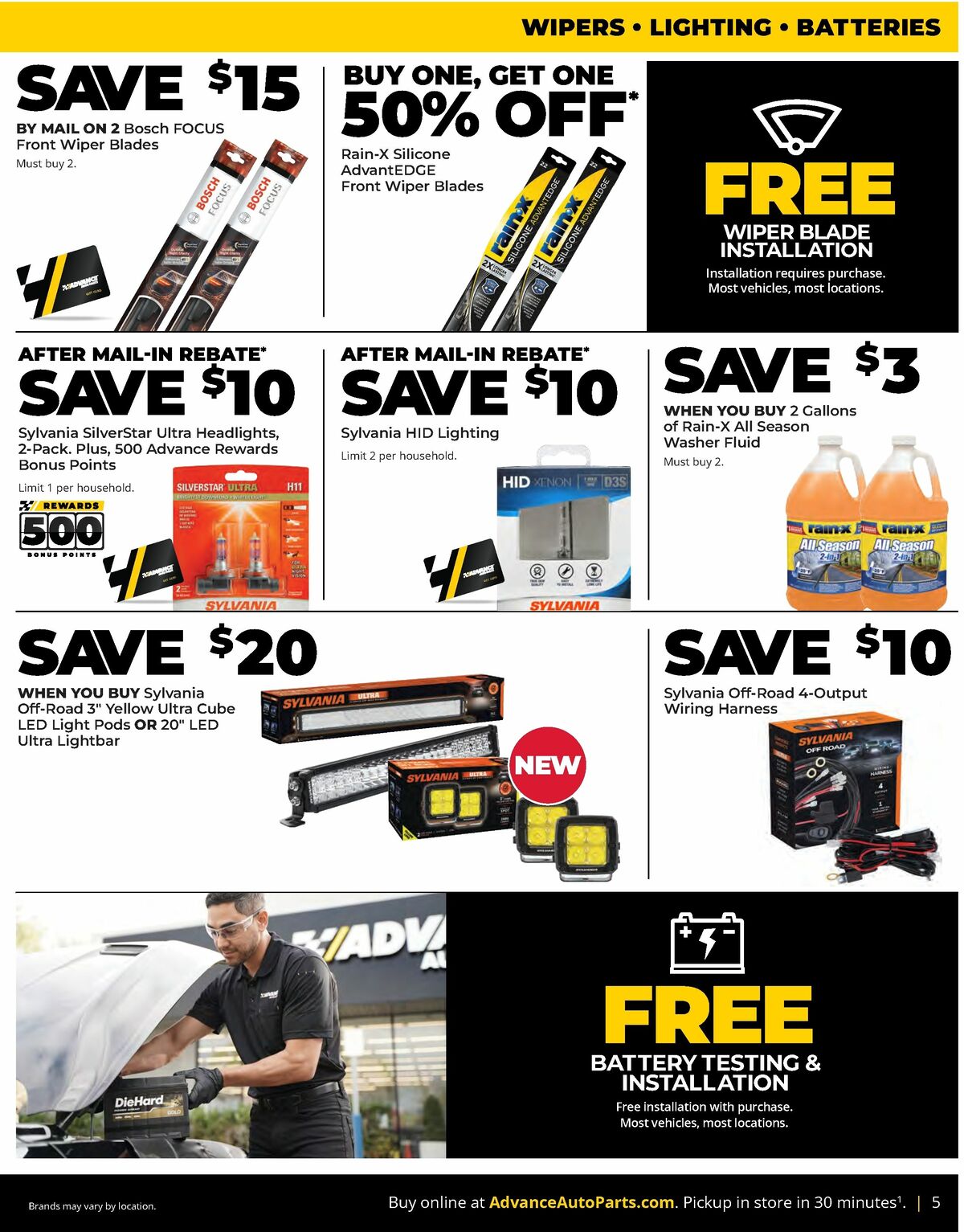 Advance Auto Parts Weekly Ad from September 13