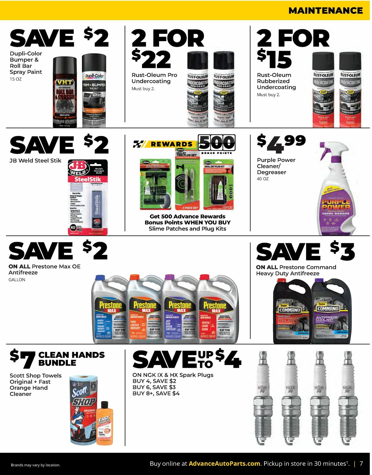 Advance Auto Parts Weekly Ad from September 13