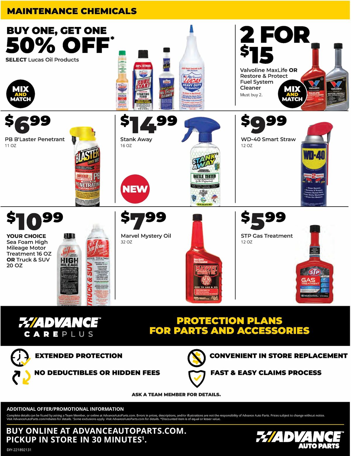 Advance Auto Parts Weekly Ad from September 13