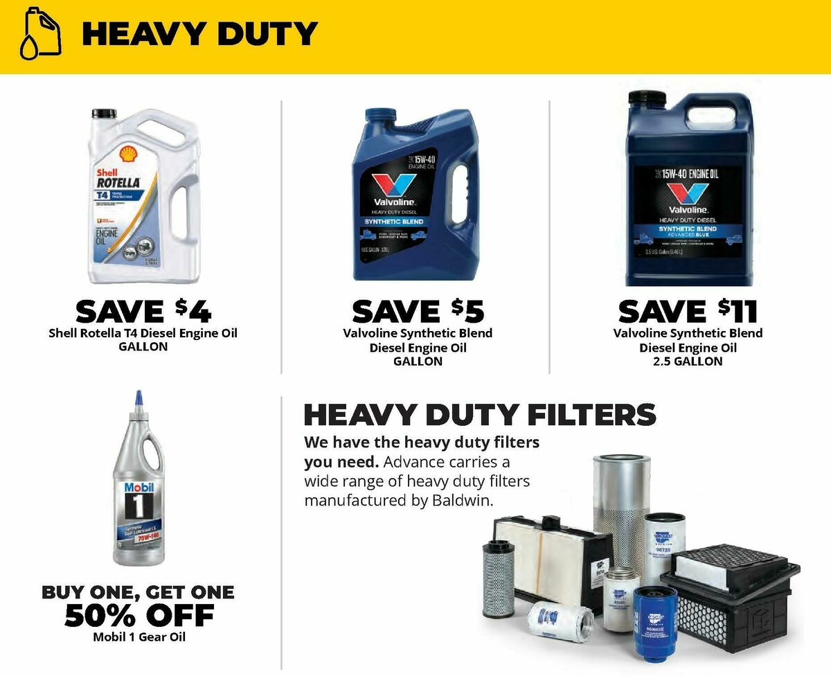 Advance Auto Parts Weekly Ad from October 11