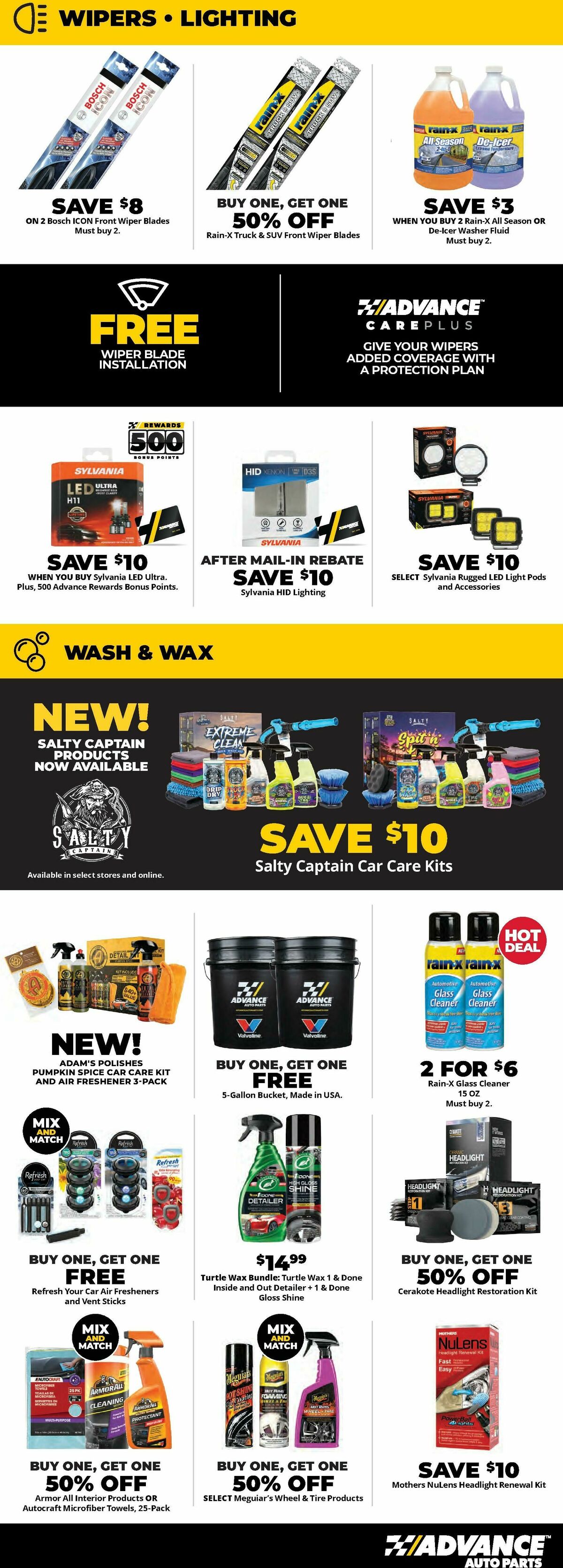 Advance Auto Parts Weekly Ad from October 11