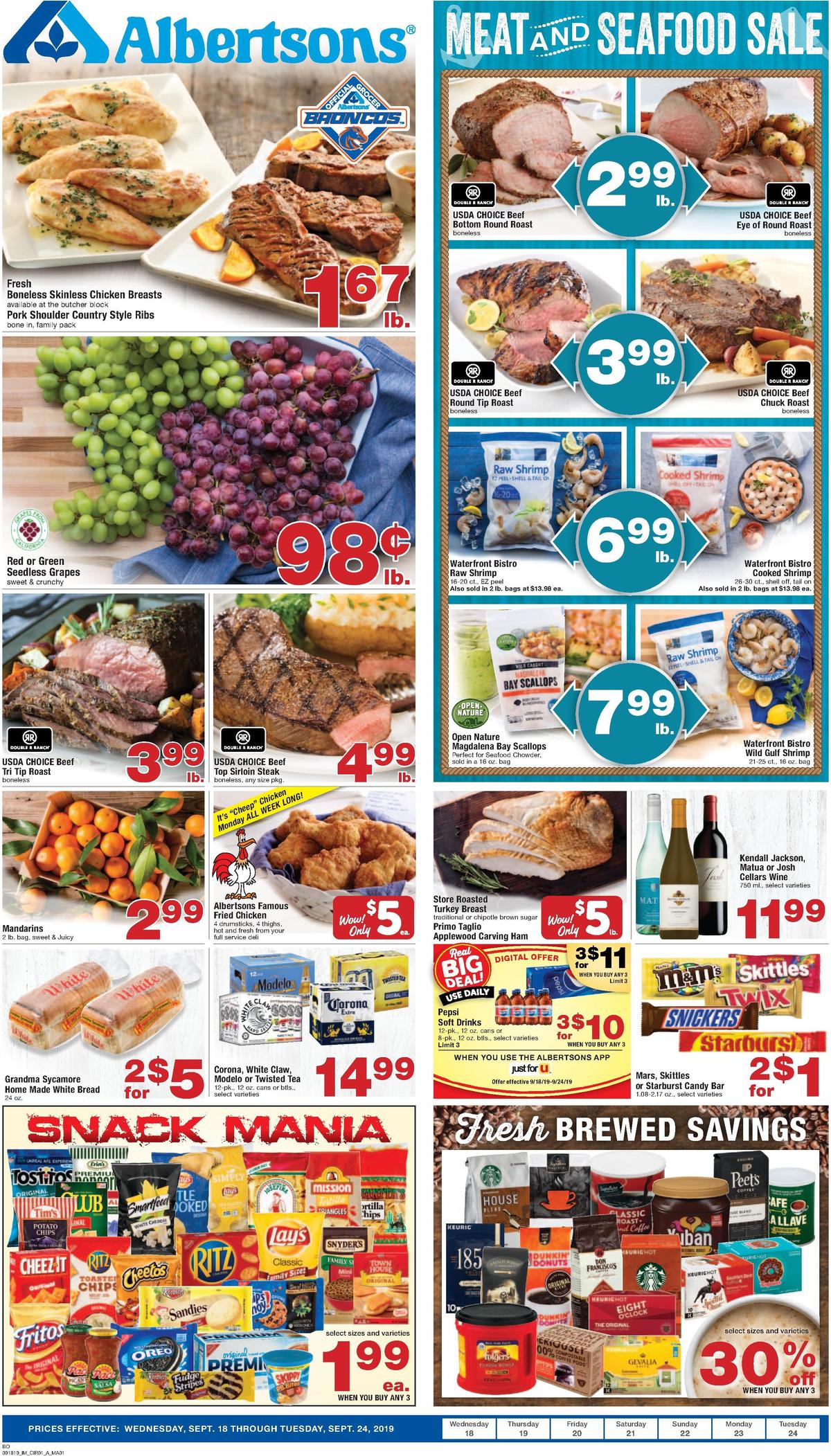 Albertsons Weekly Ad from September 18