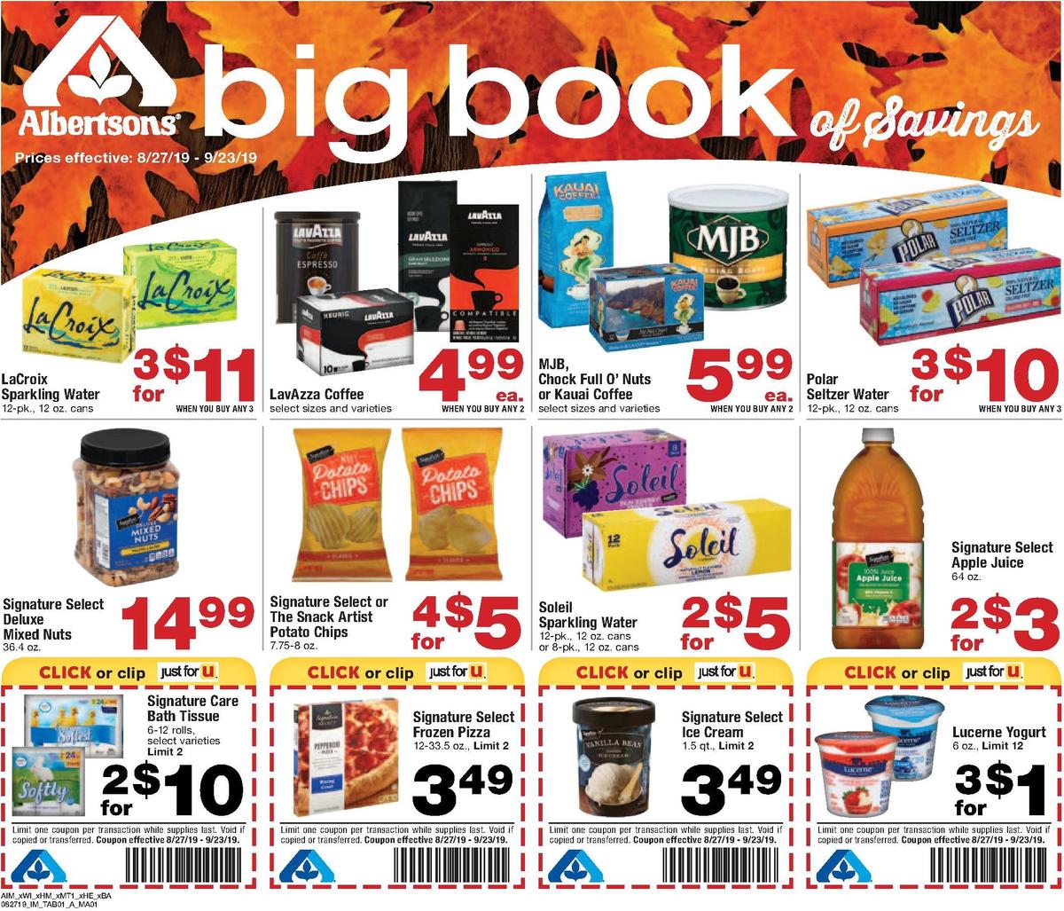 Albertsons Magazine Weekly Ad from August 27