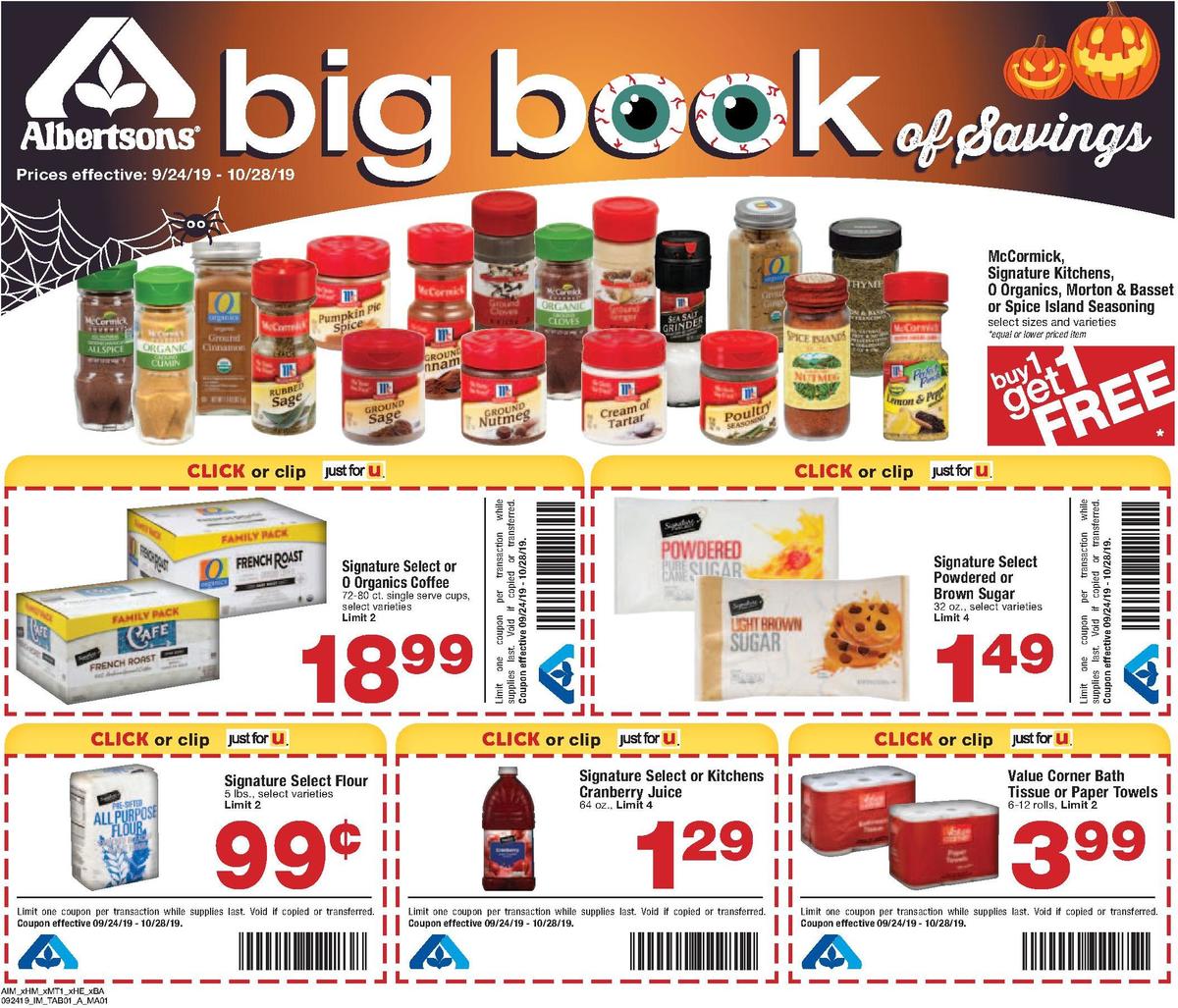 Albertsons Magazine Weekly Ad from September 24