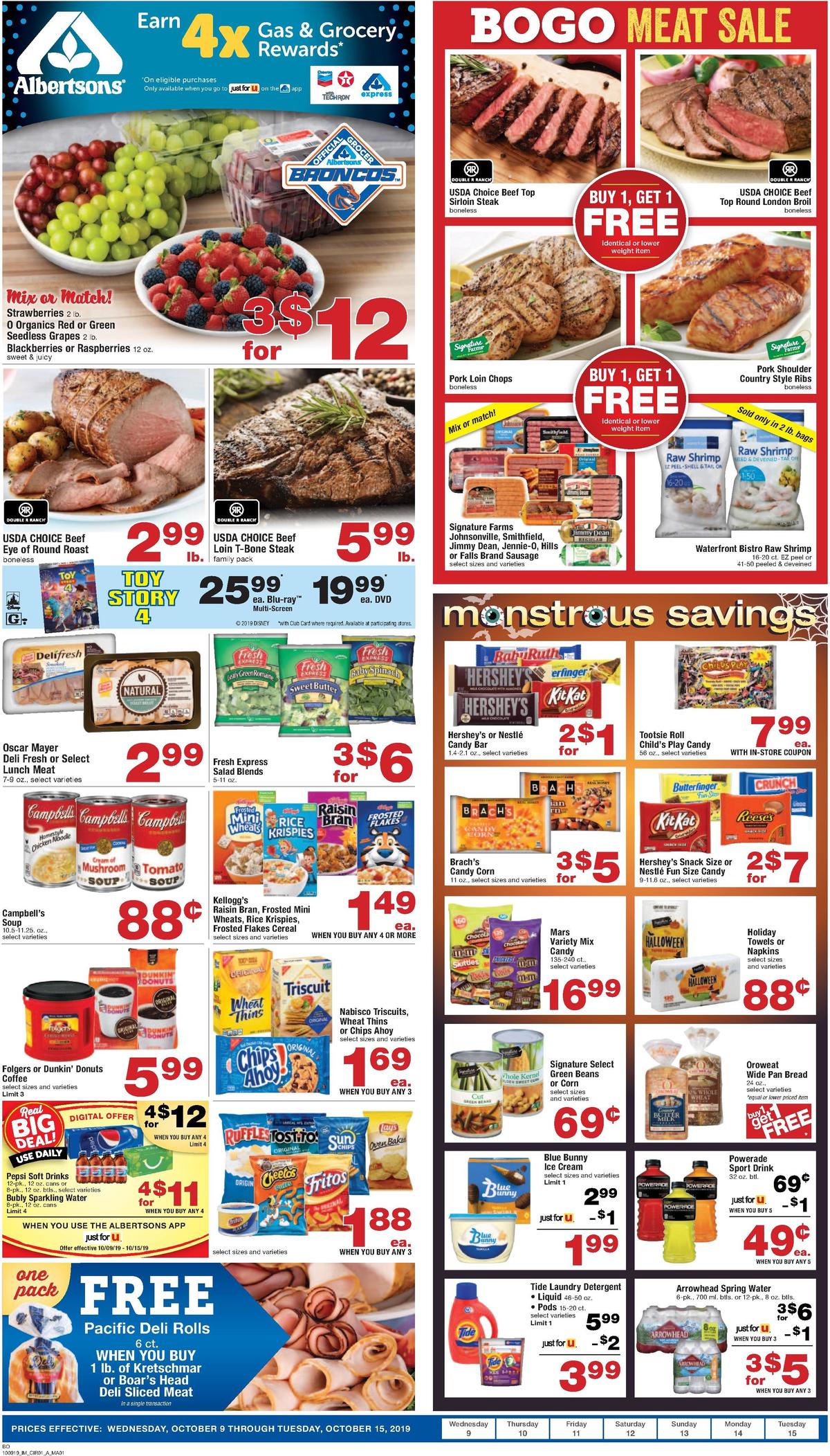 Albertsons Weekly Ad from October 9