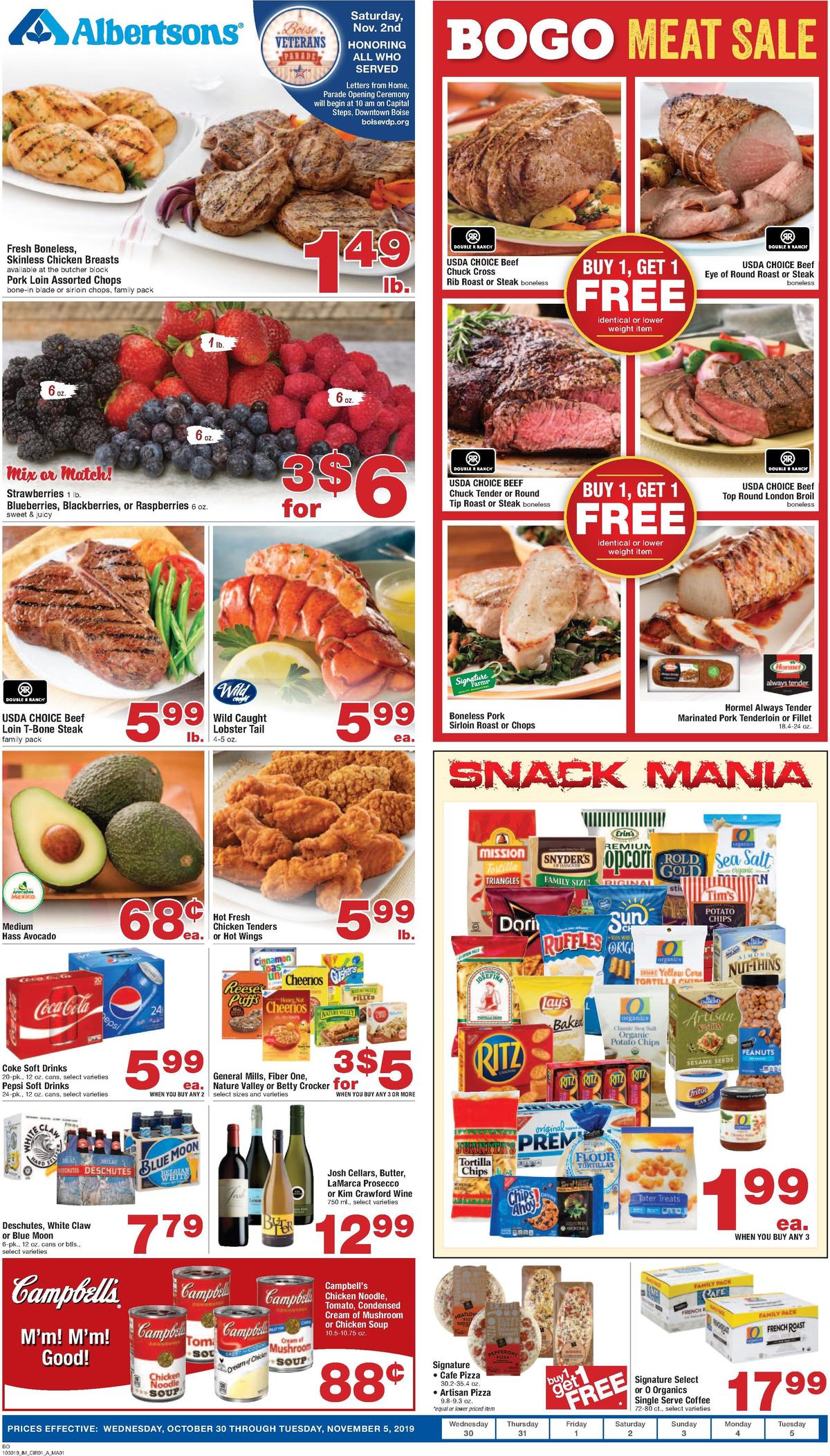 Albertsons Weekly Ad from October 30