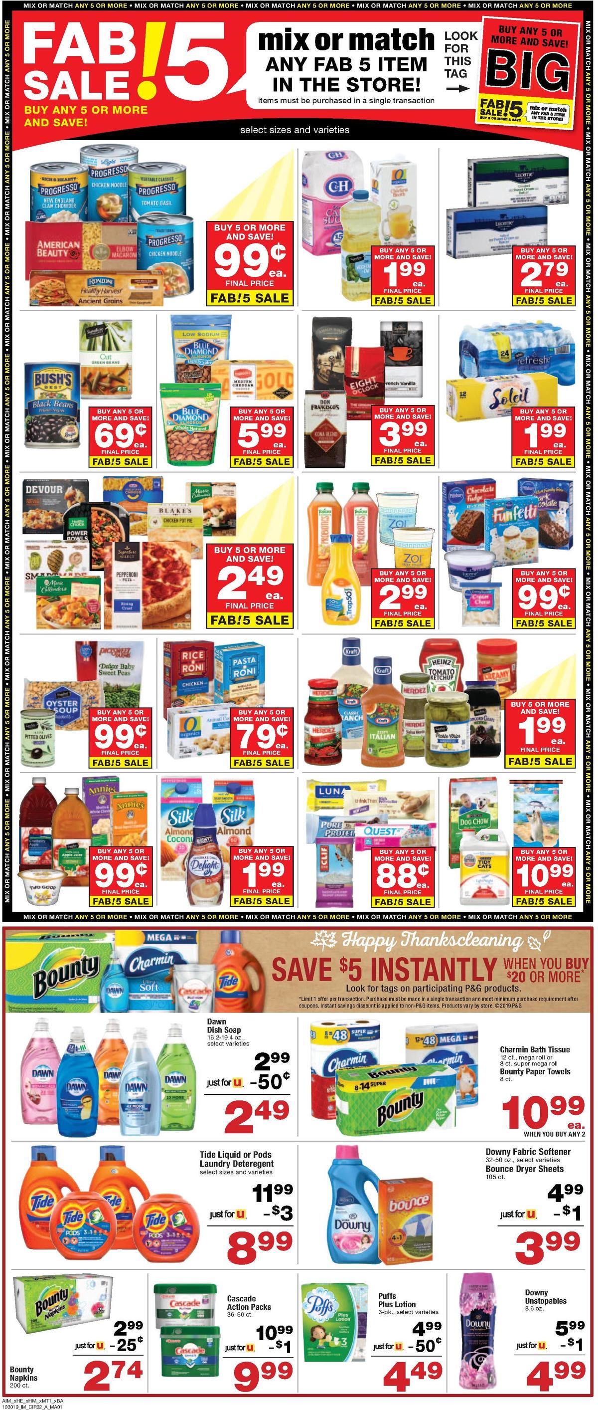 Albertsons Weekly Ad from October 30