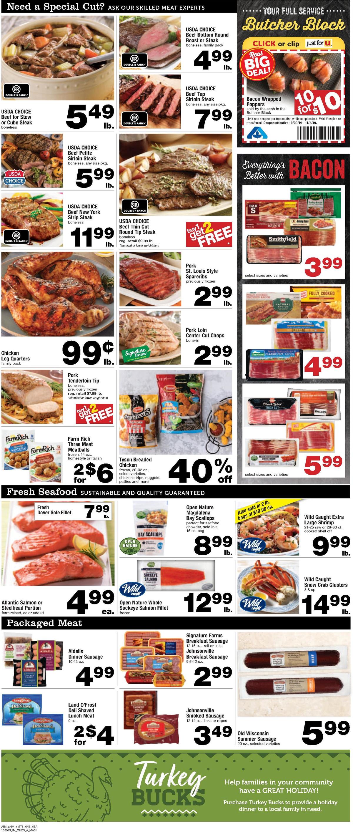 Albertsons Weekly Ad from October 30