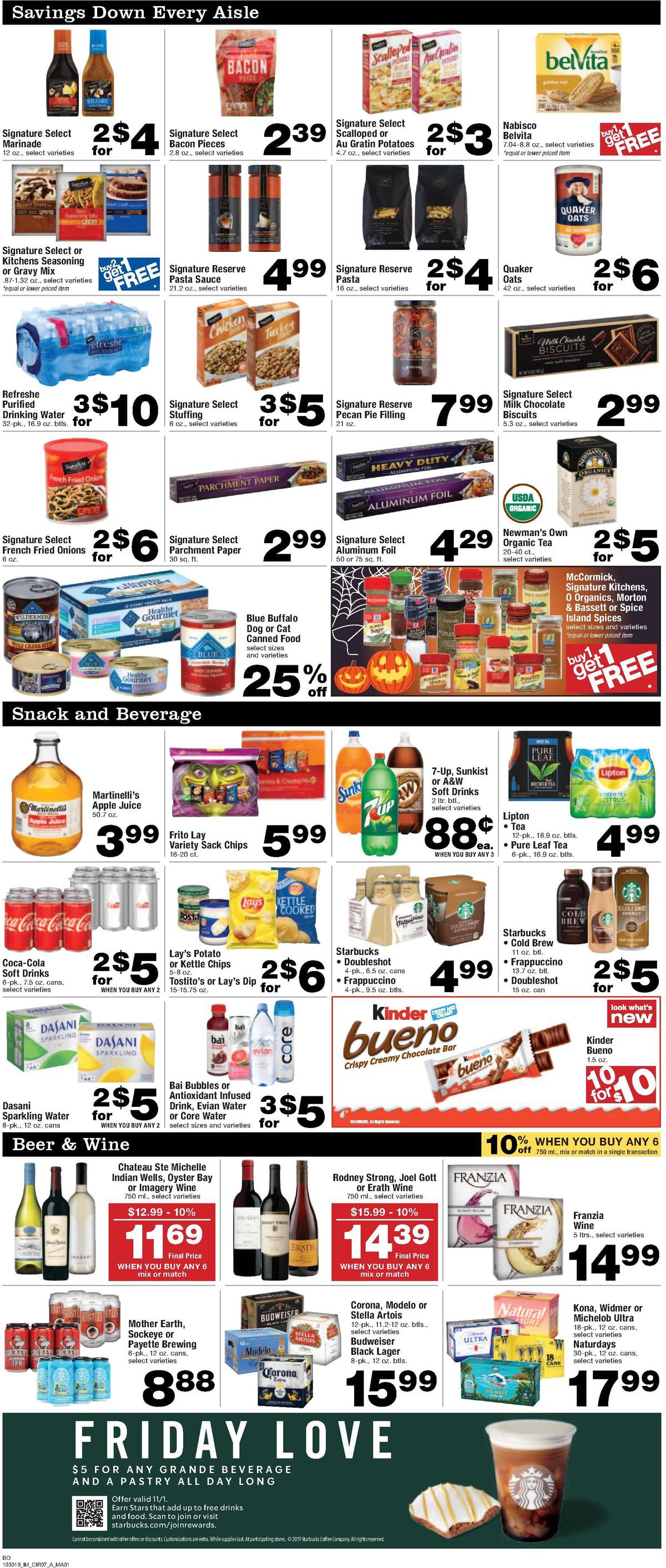 Albertsons Weekly Ad from October 30