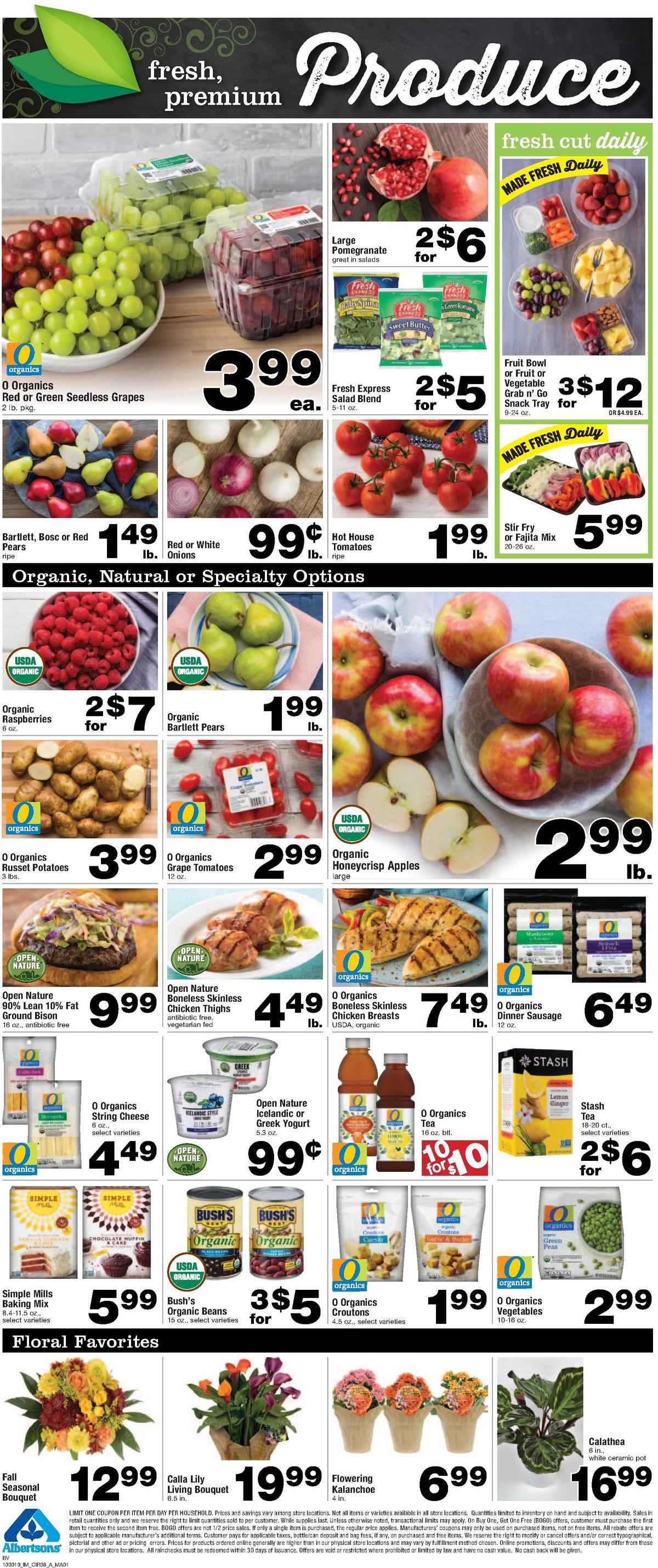 Albertsons Weekly Ad from October 30