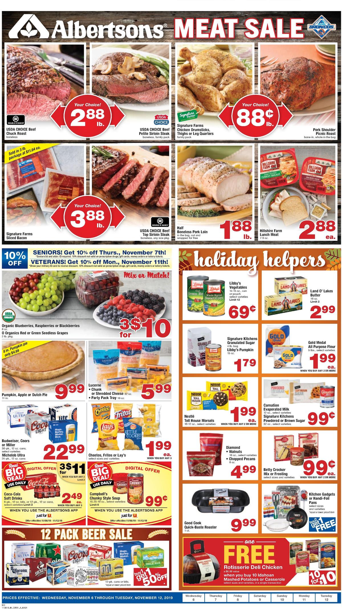 Albertsons Weekly Ad from November 6