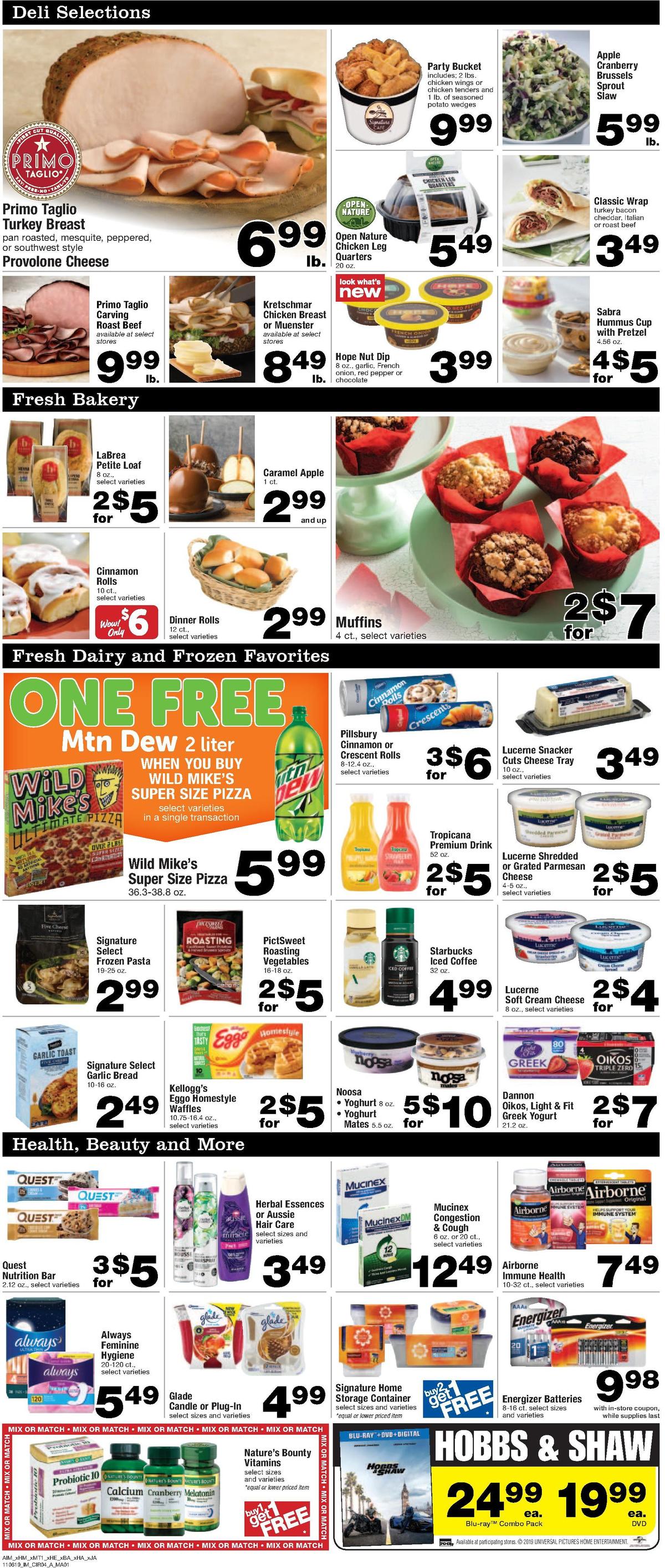 Albertsons Weekly Ad from November 6