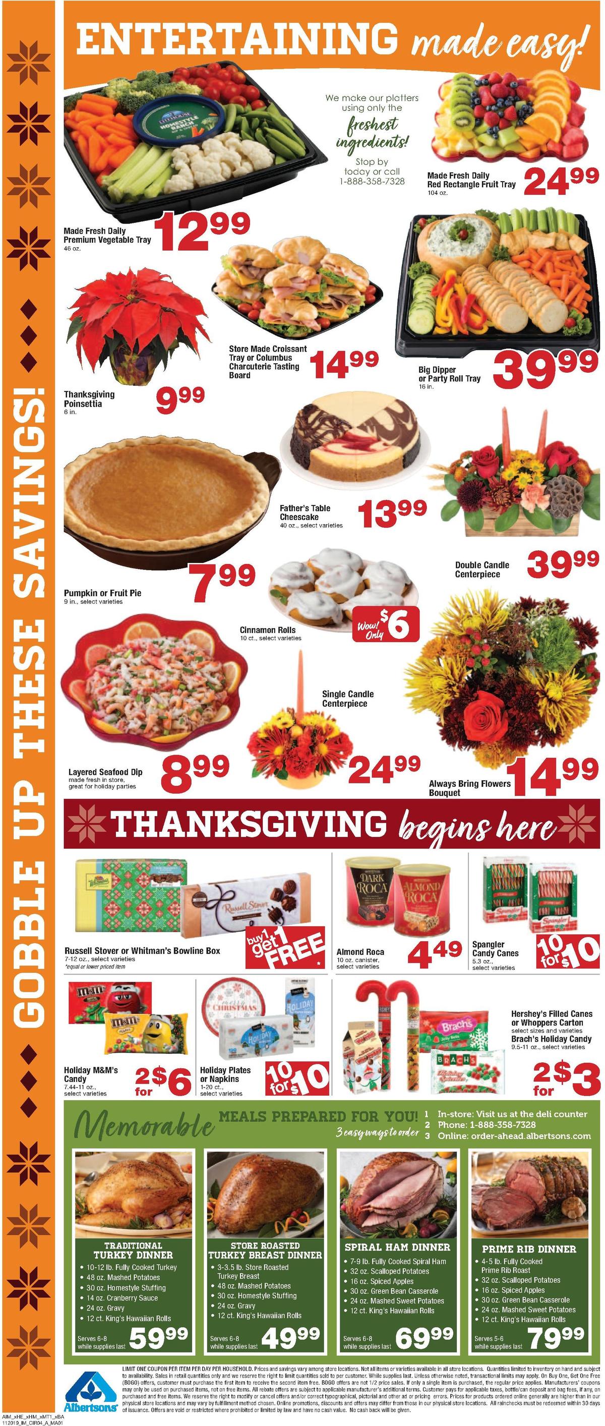 Albertsons Weekly Ad from November 20