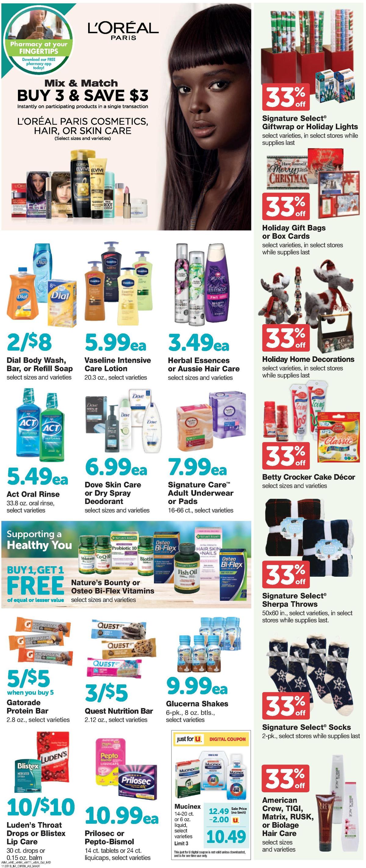 Albertsons Weekly Ad from November 20