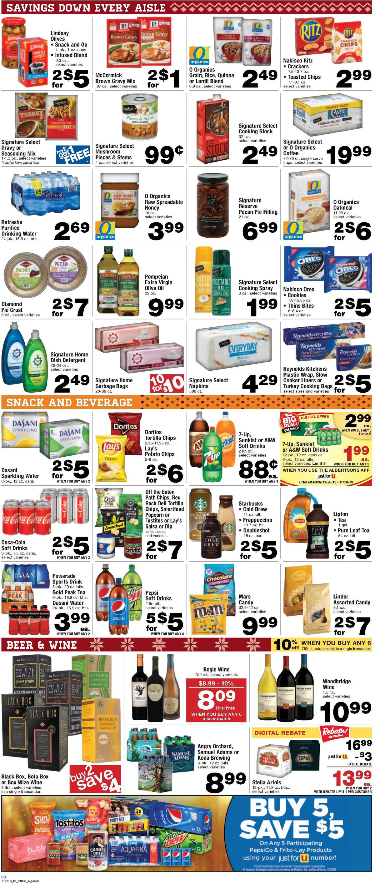 Albertsons Weekly Ad from November 20