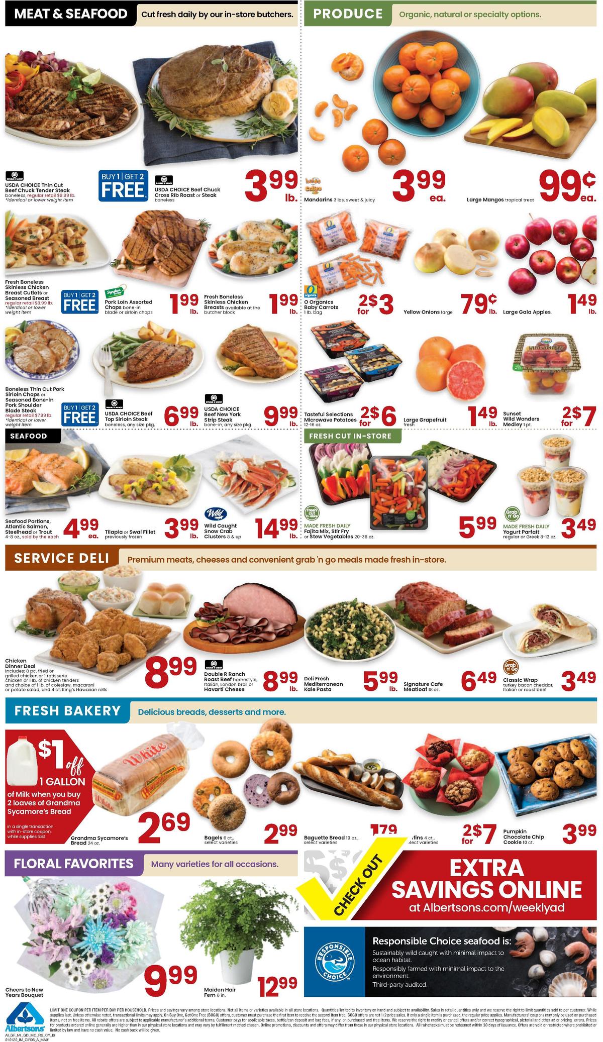 Albertsons Weekly Ad from January 1