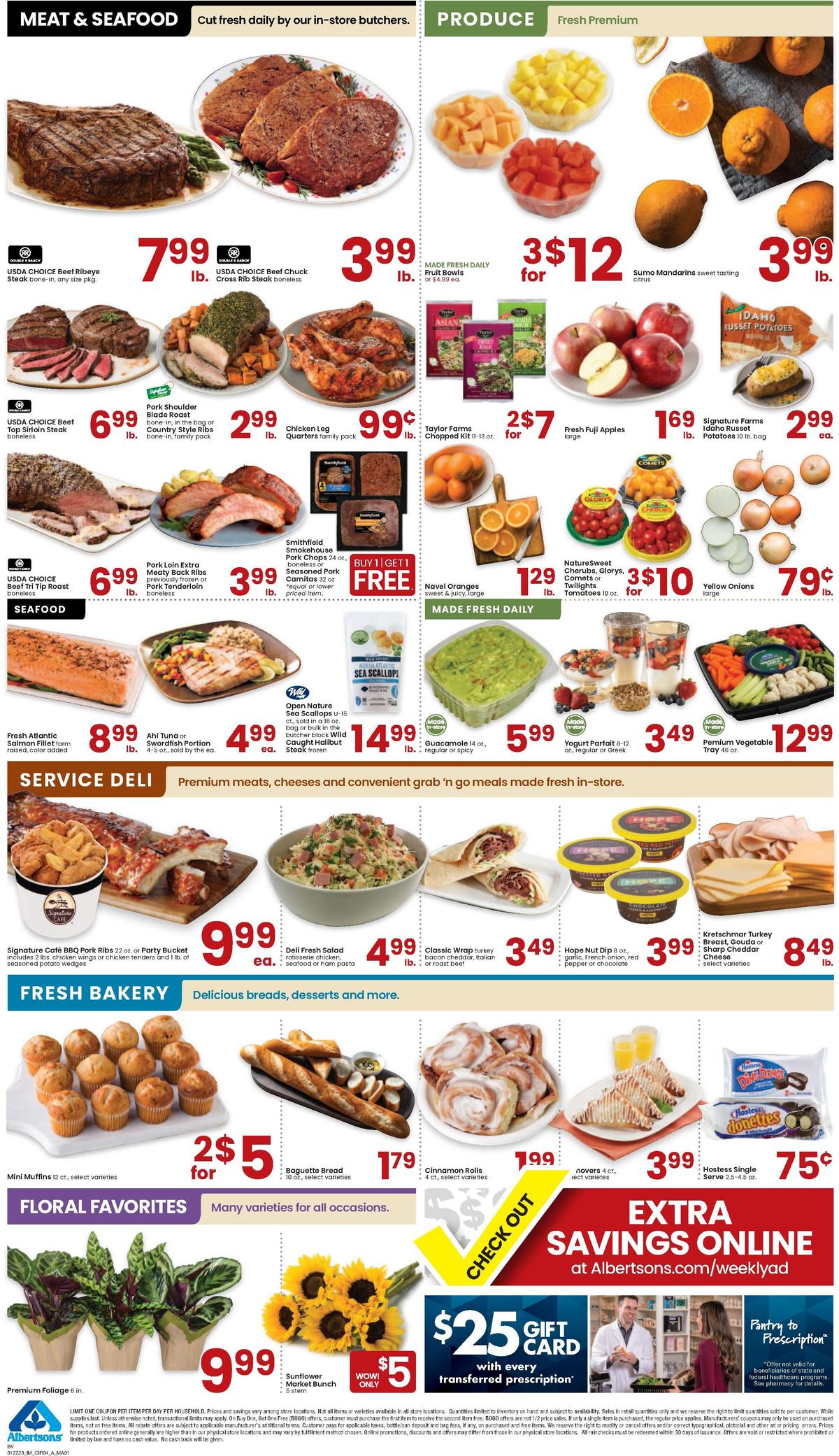 Albertsons Weekly Ad from January 22
