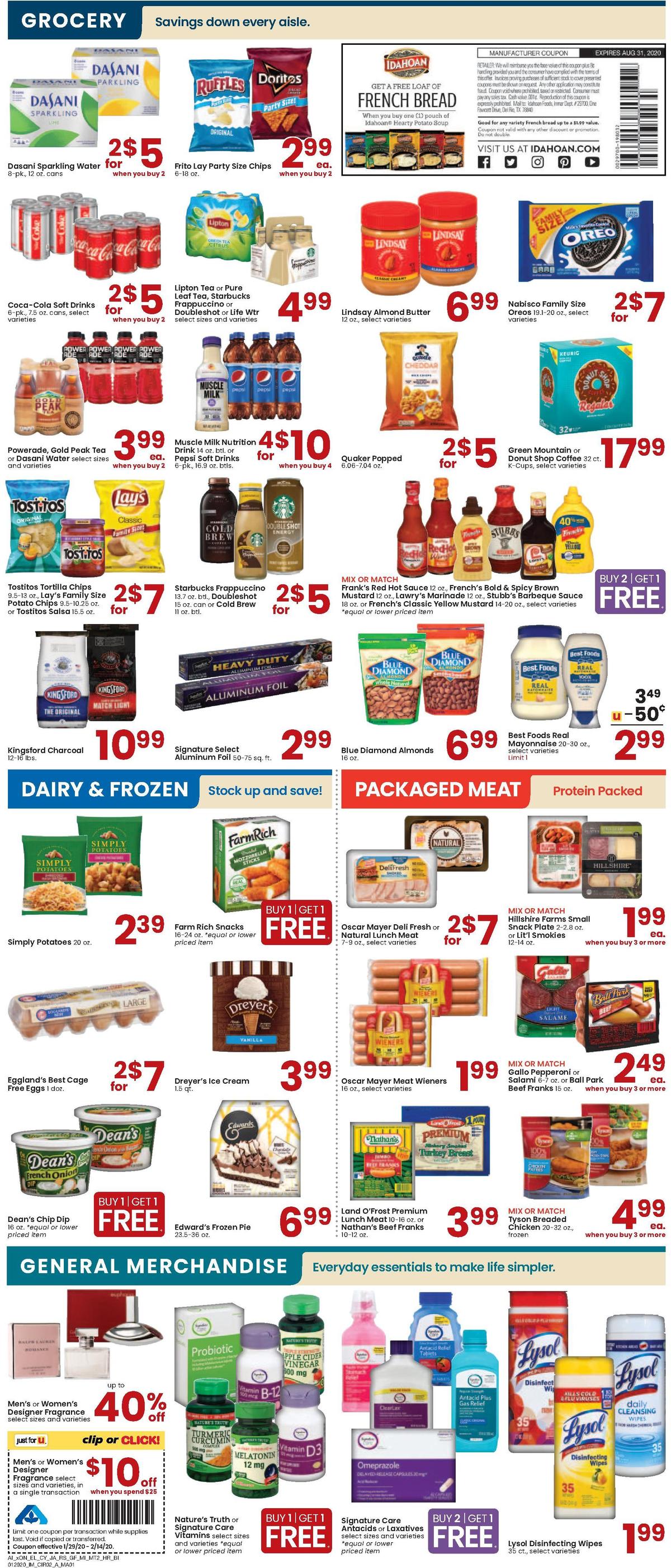 Albertsons Weekly Ad from January 29
