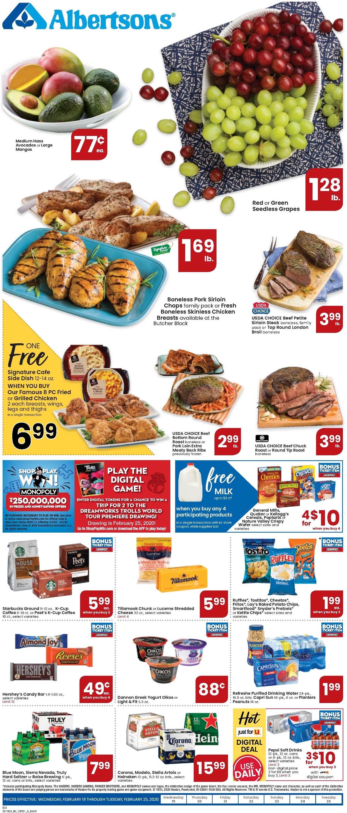 Albertsons Weekly Ad from February 19