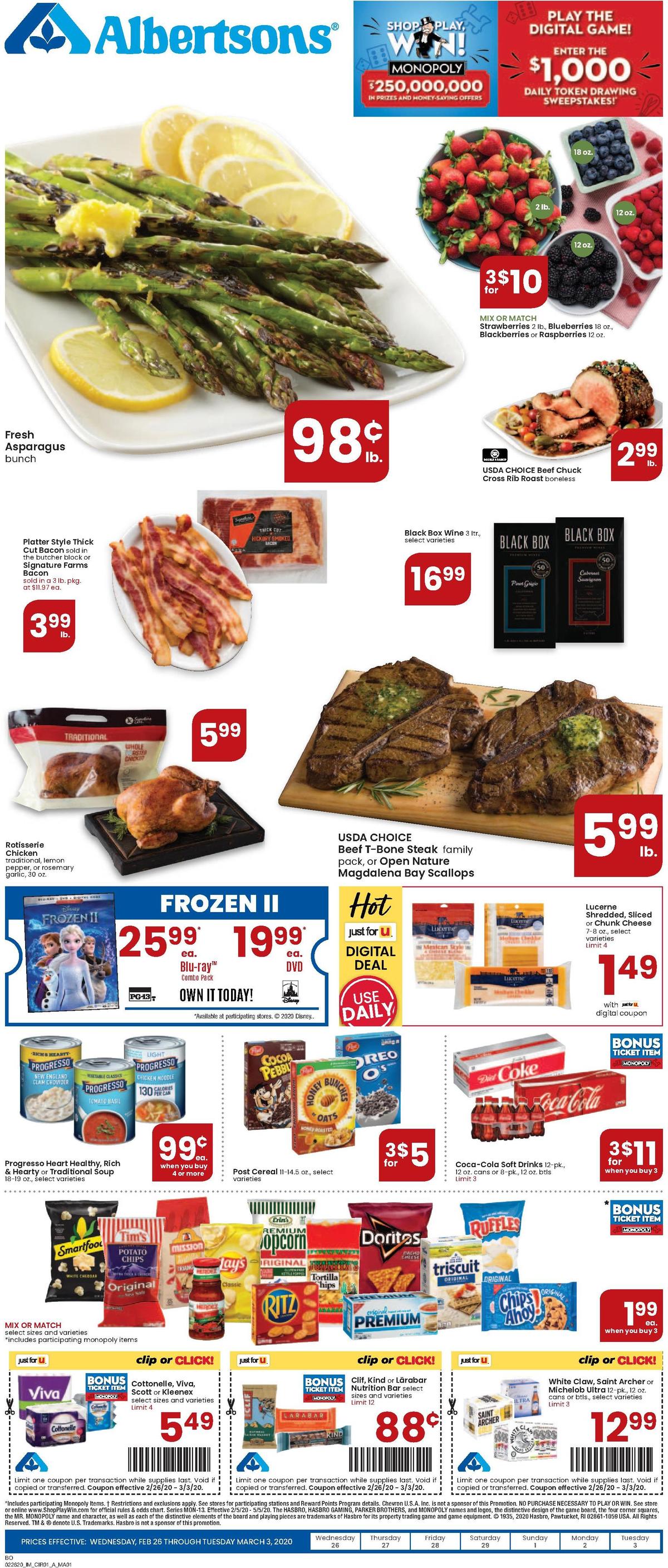 Albertsons Weekly Ad from February 26