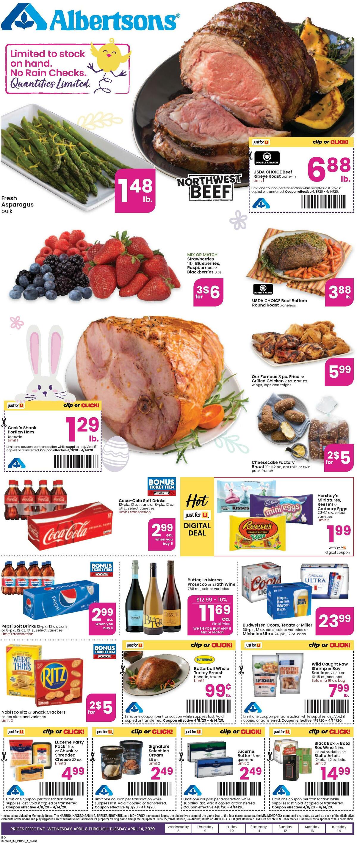 Albertsons Weekly Ad from April 8