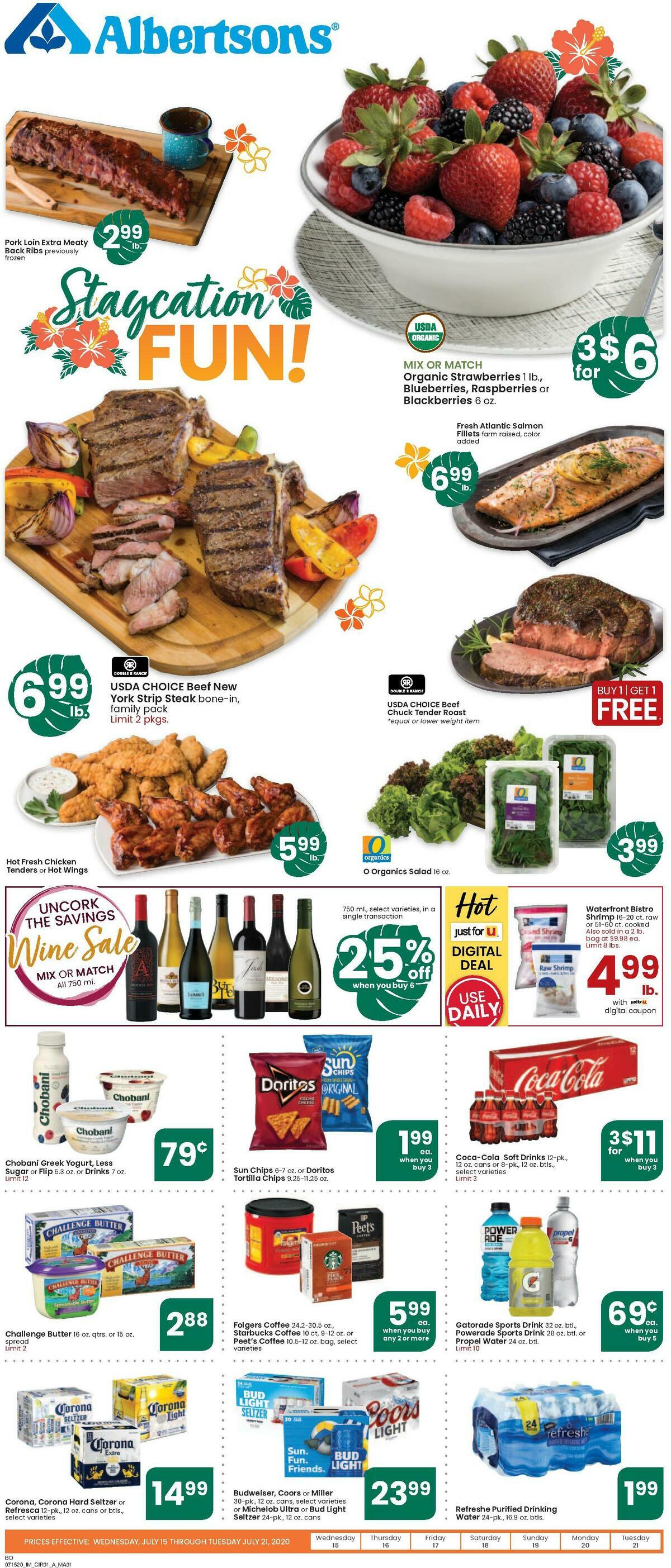 Albertsons Weekly Ad from July 15