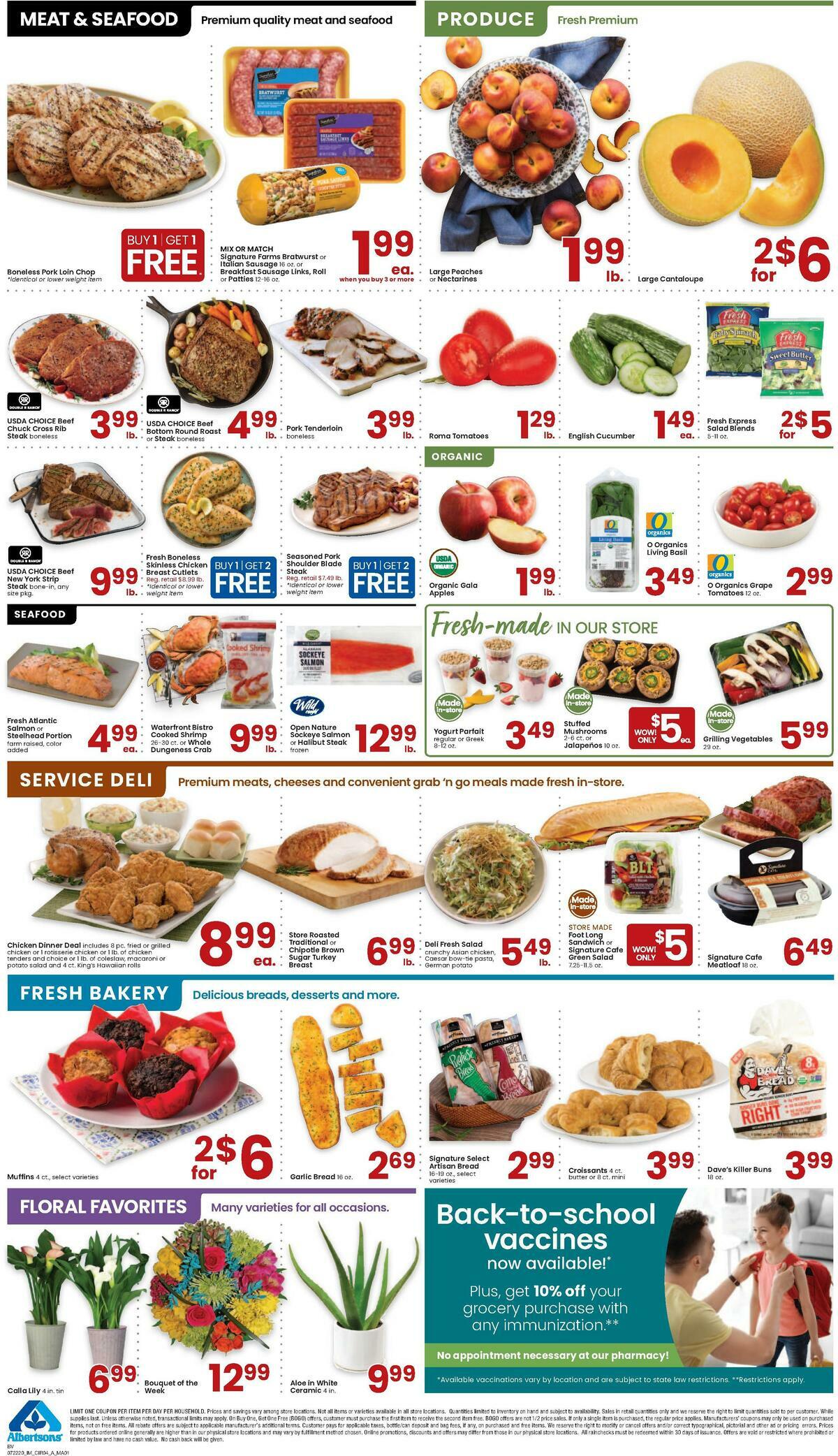 Albertsons Weekly Ad from July 22