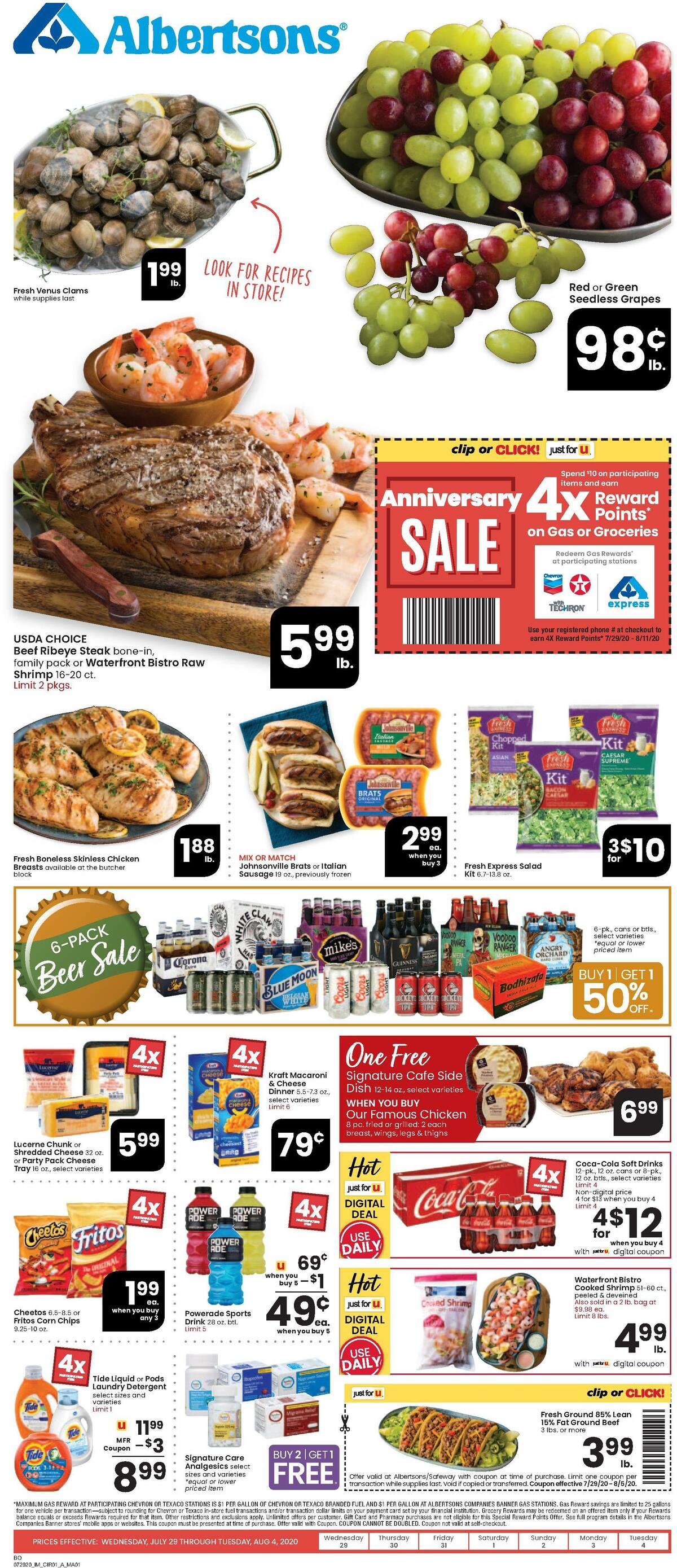 Albertsons Weekly Ad from July 29