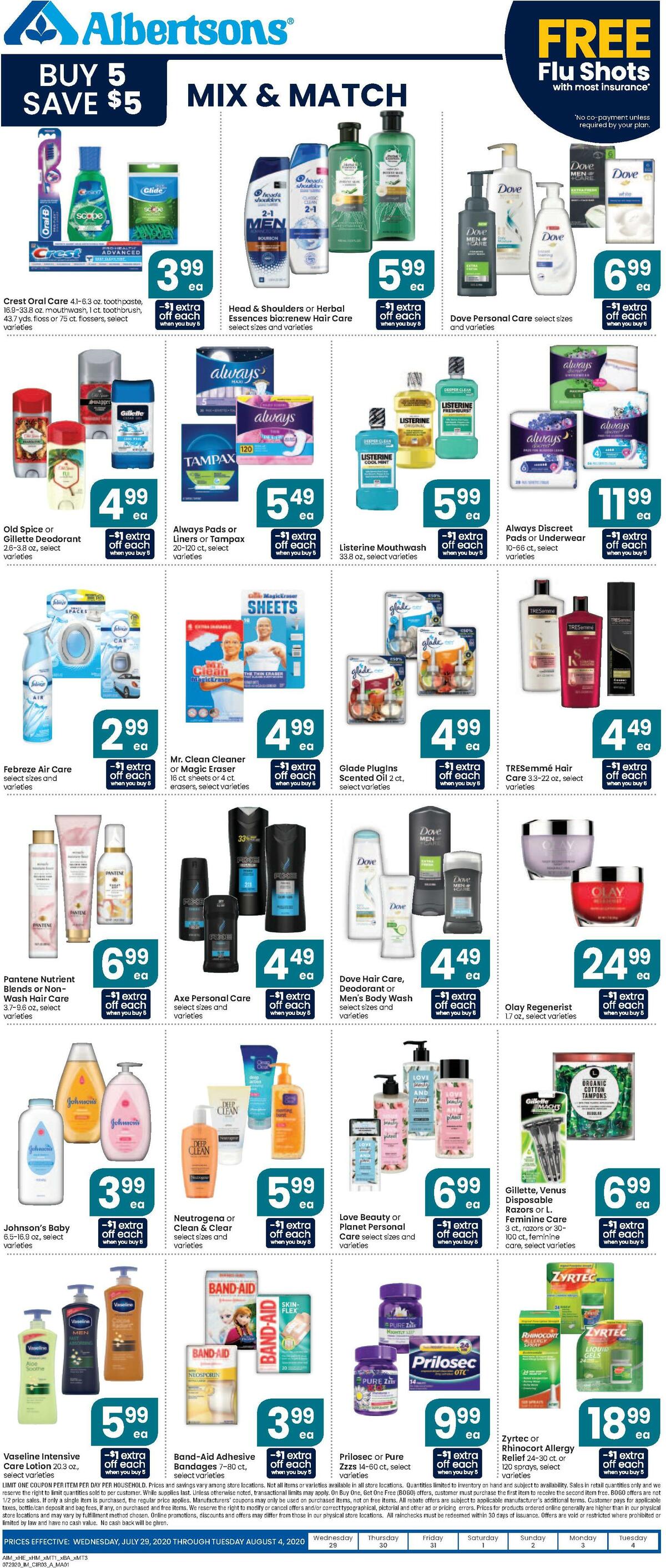 Albertsons Weekly Ad from July 29