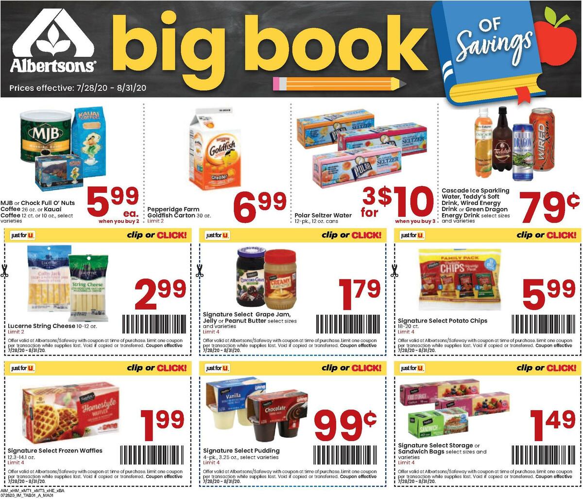 Albertsons Magazine Weekly Ad from July 28