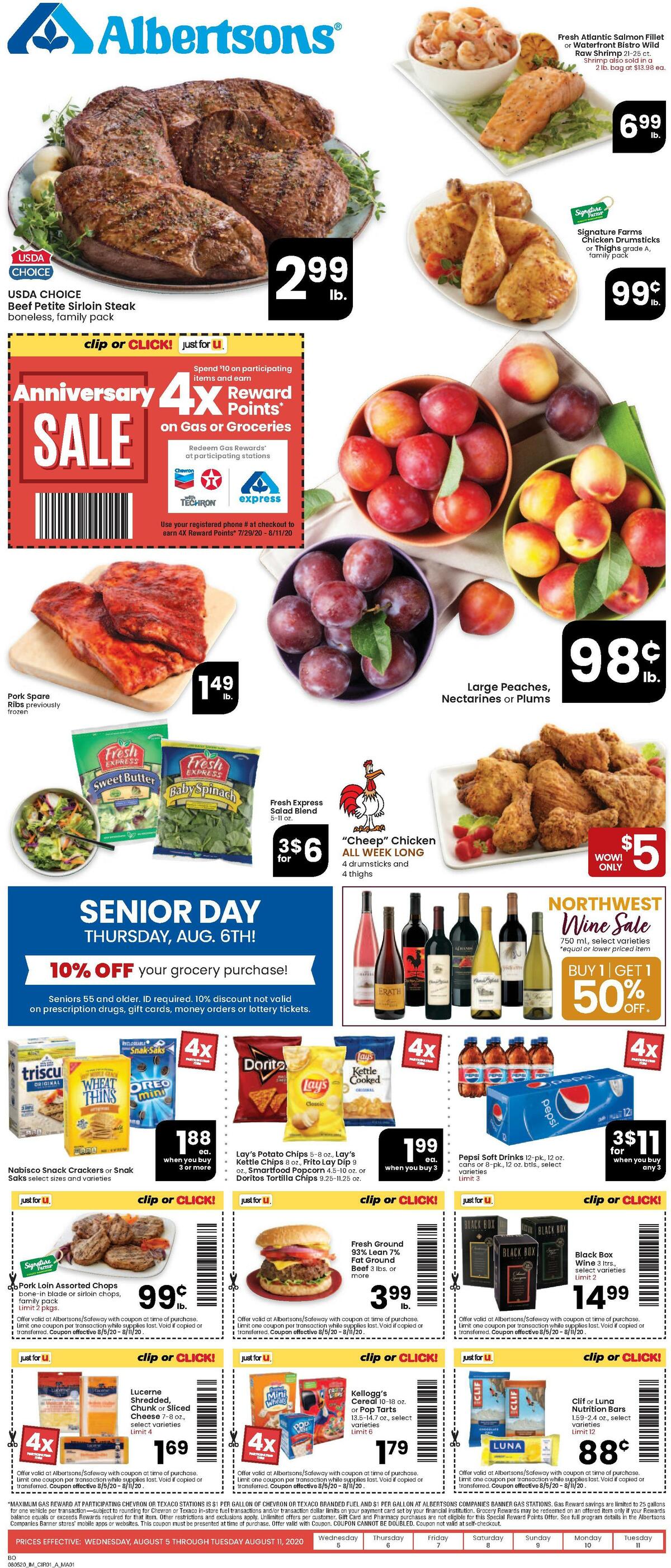 Albertsons Weekly Ad from August 5