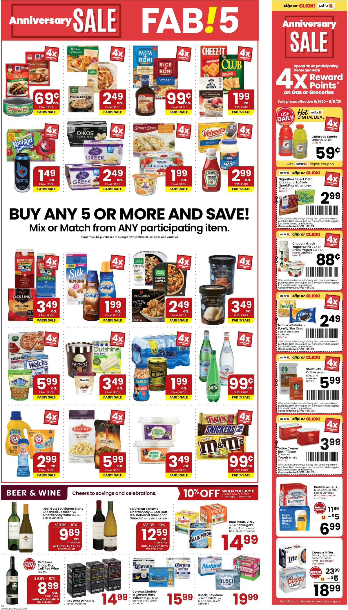 Albertsons Weekly Ad from August 5