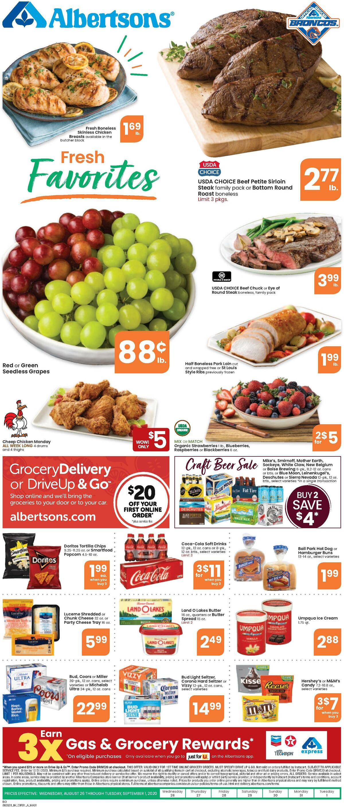 Albertsons Weekly Ad from August 26